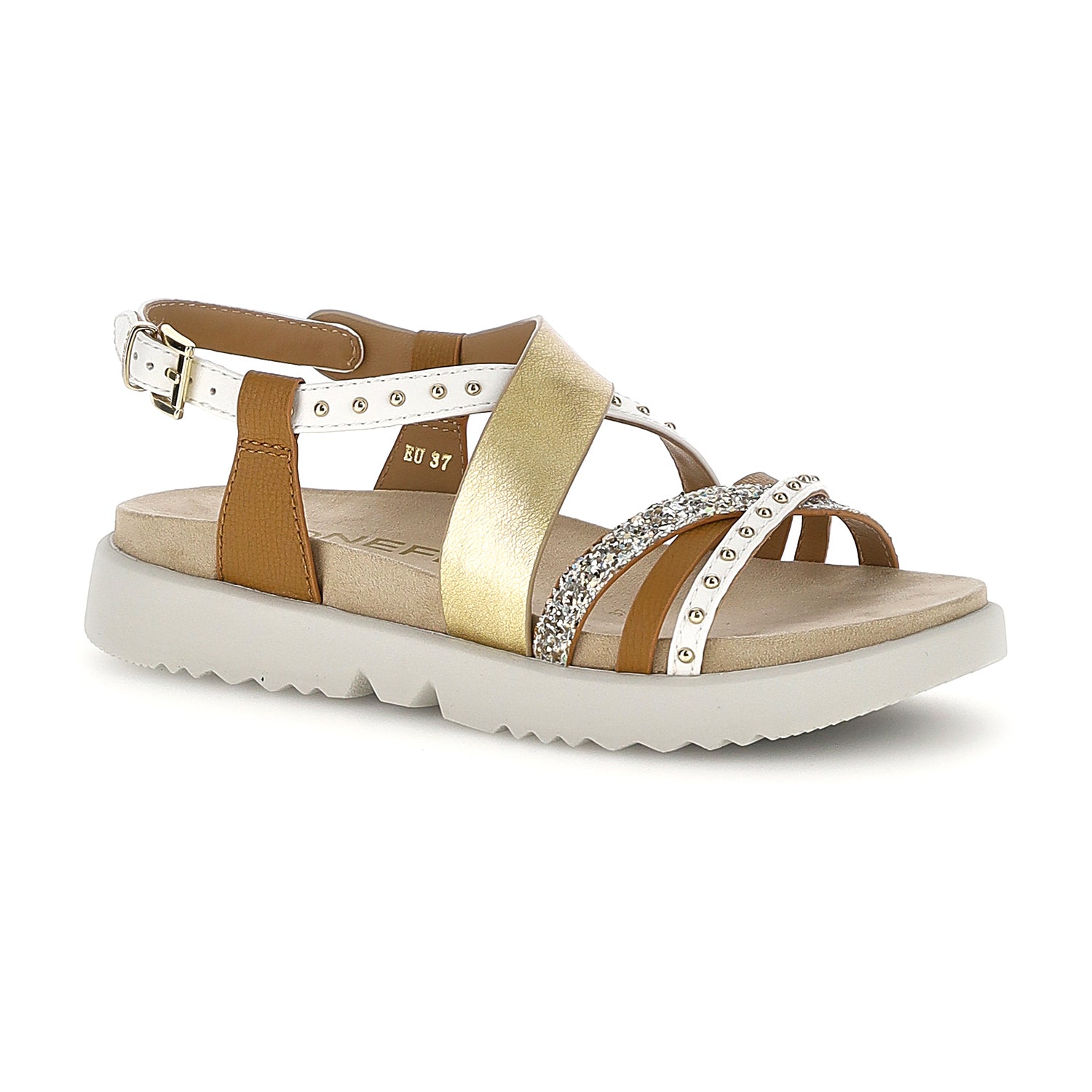 DONNA SANDALI CON ZEPPA RIVA 15 BEIGE 223721 EH5 02