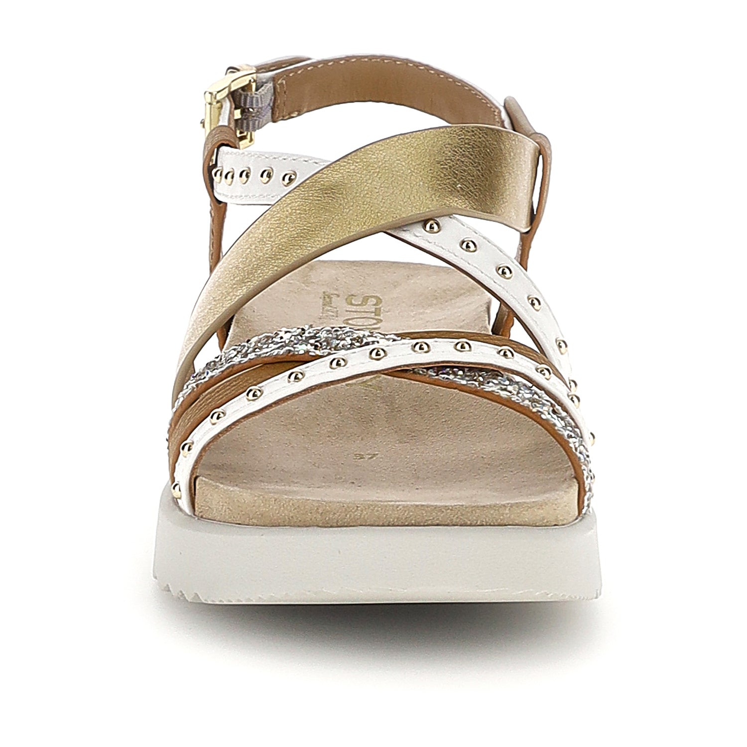 DONNA SANDALI CON ZEPPA RIVA 15 BEIGE 223721 EH5 04