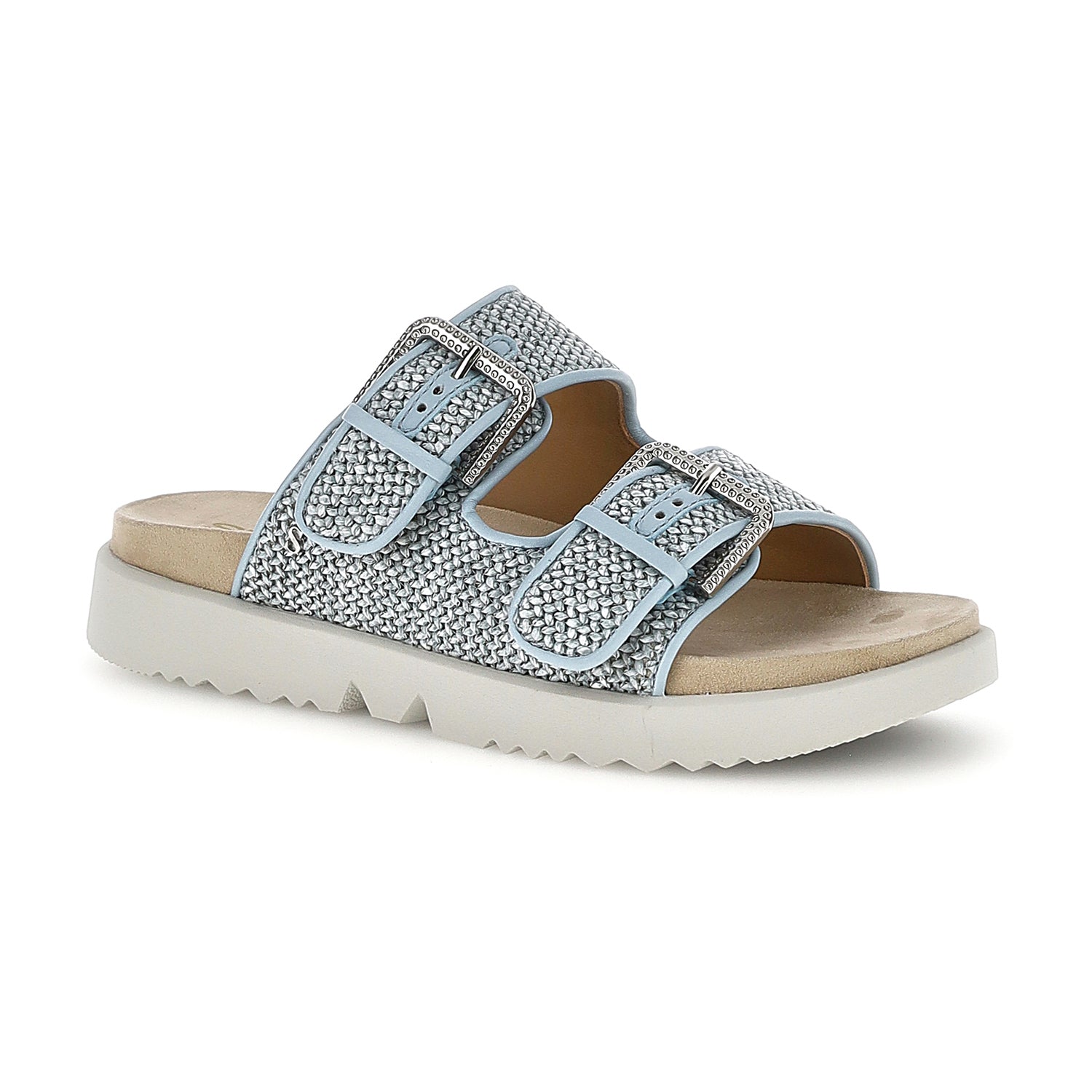 DONNA SANDALI CON ZEPPA RIVA 18 VERDE CHIARO 223726 C9B 02