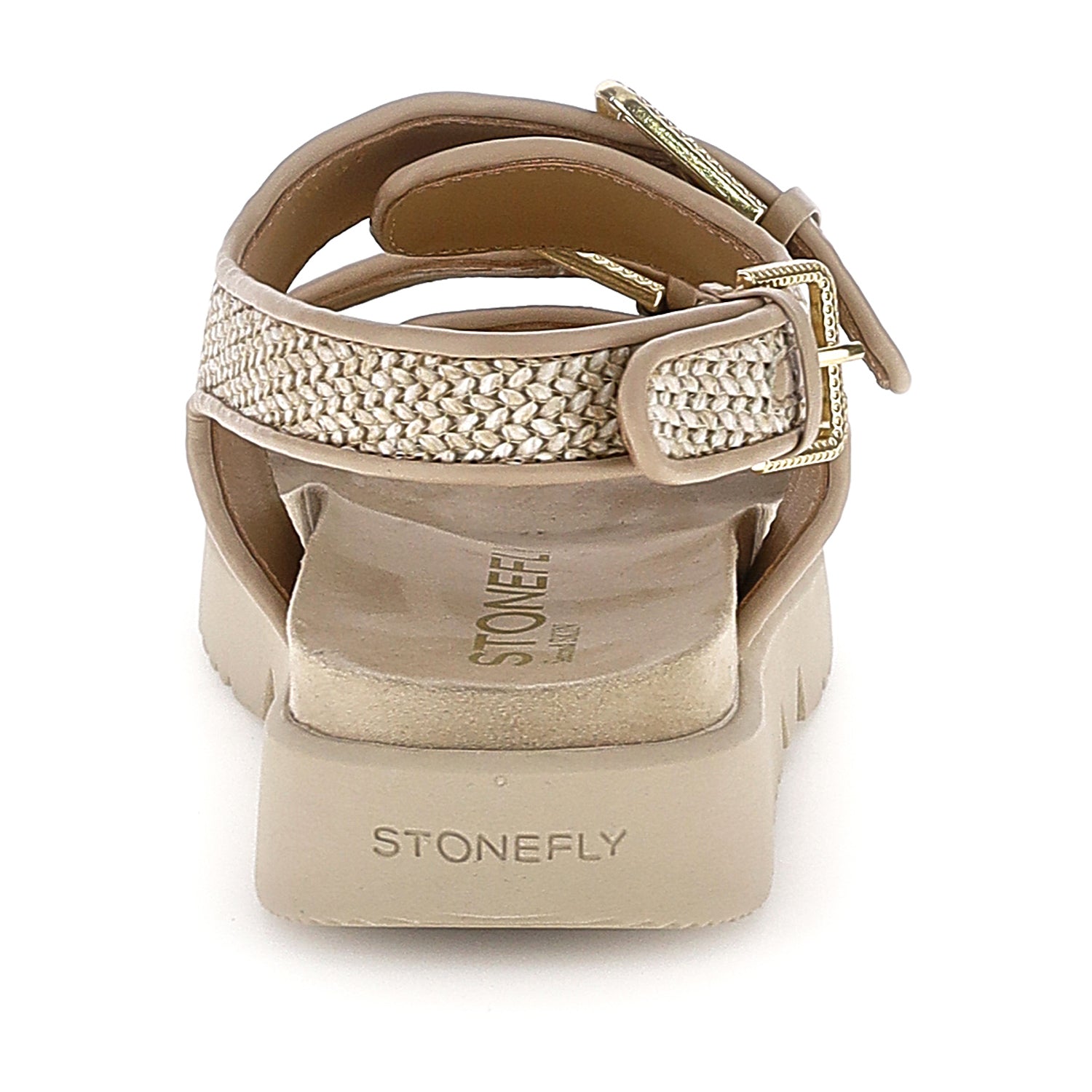 DONNA SANDALI CON ZEPPA RIVA 19 BEIGE 223727 221 05