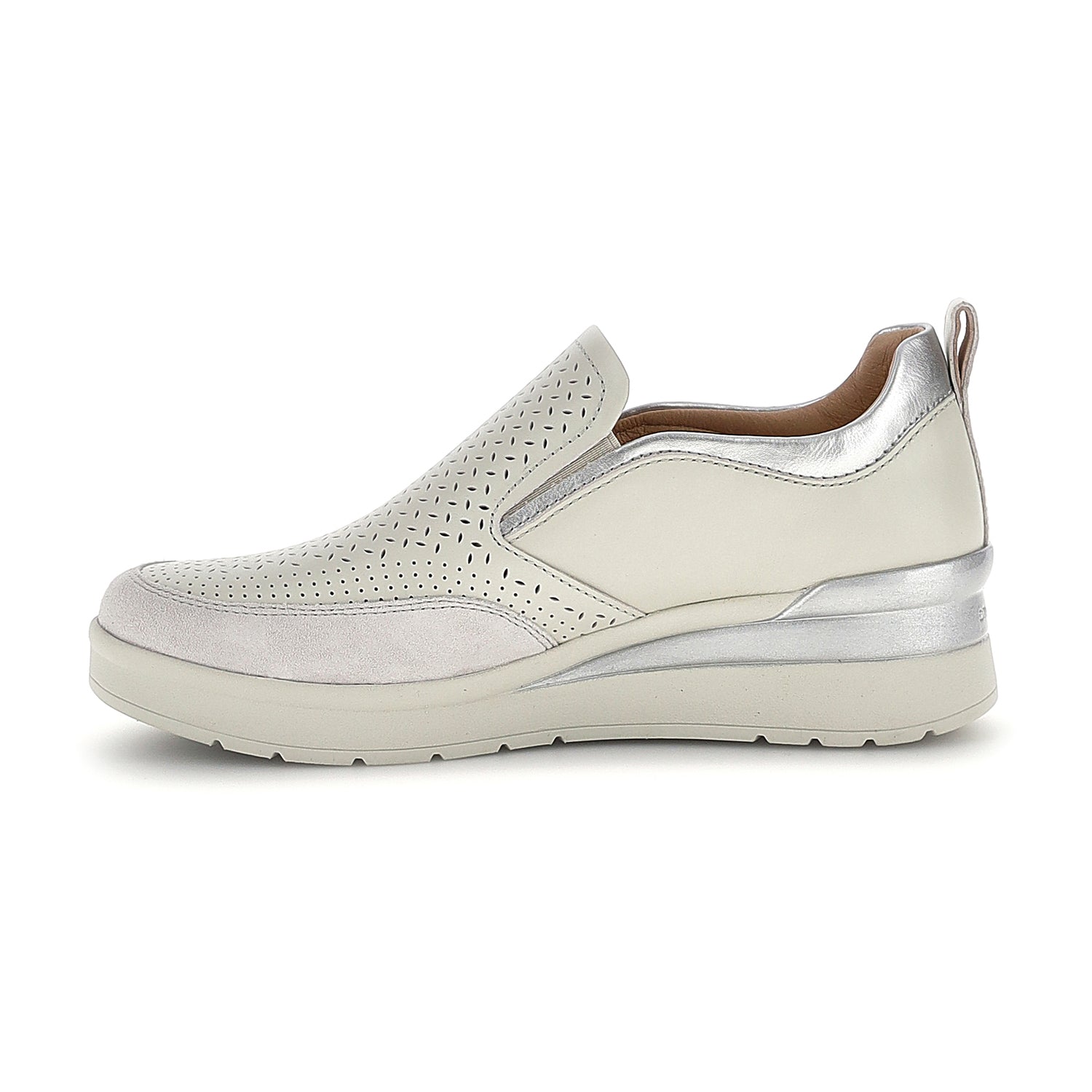 DONNA SCARPE SLIP ON CREAM 67 GRIGIO CHIARO 223732 346 03