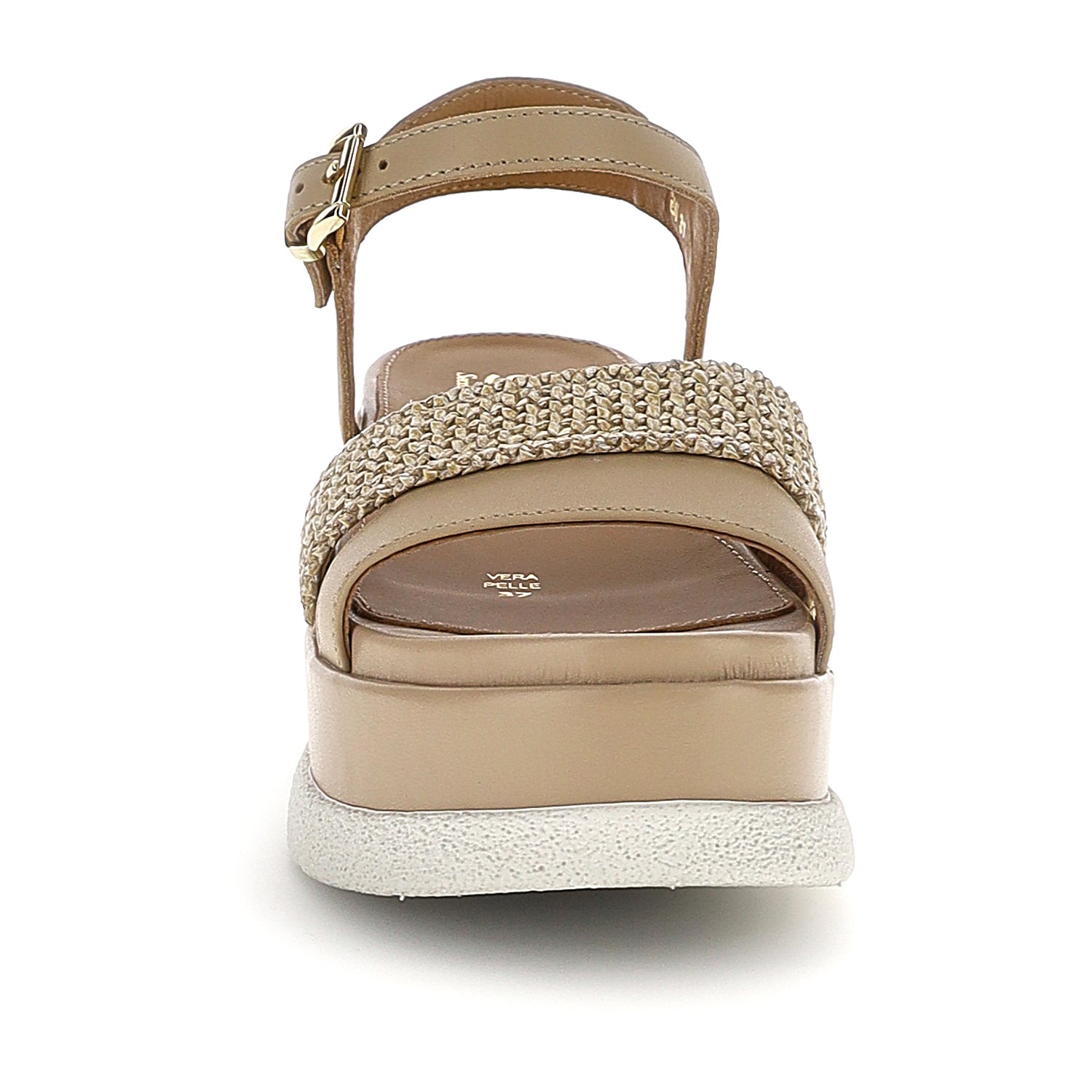 DONNA SANDALI CON ZEPPA ARIANNA 4 BEIGE 223737 ELN 04