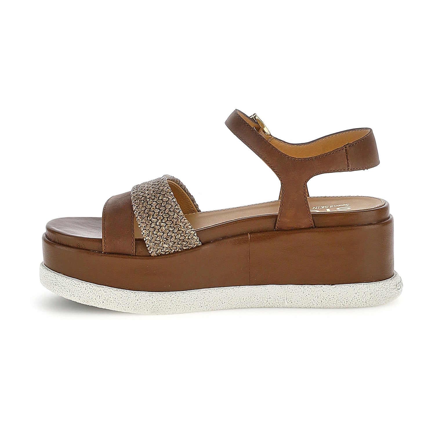 DONNA SANDALI CON ZEPPA ARIANNA 4 MARRONE 223737 ELO 03