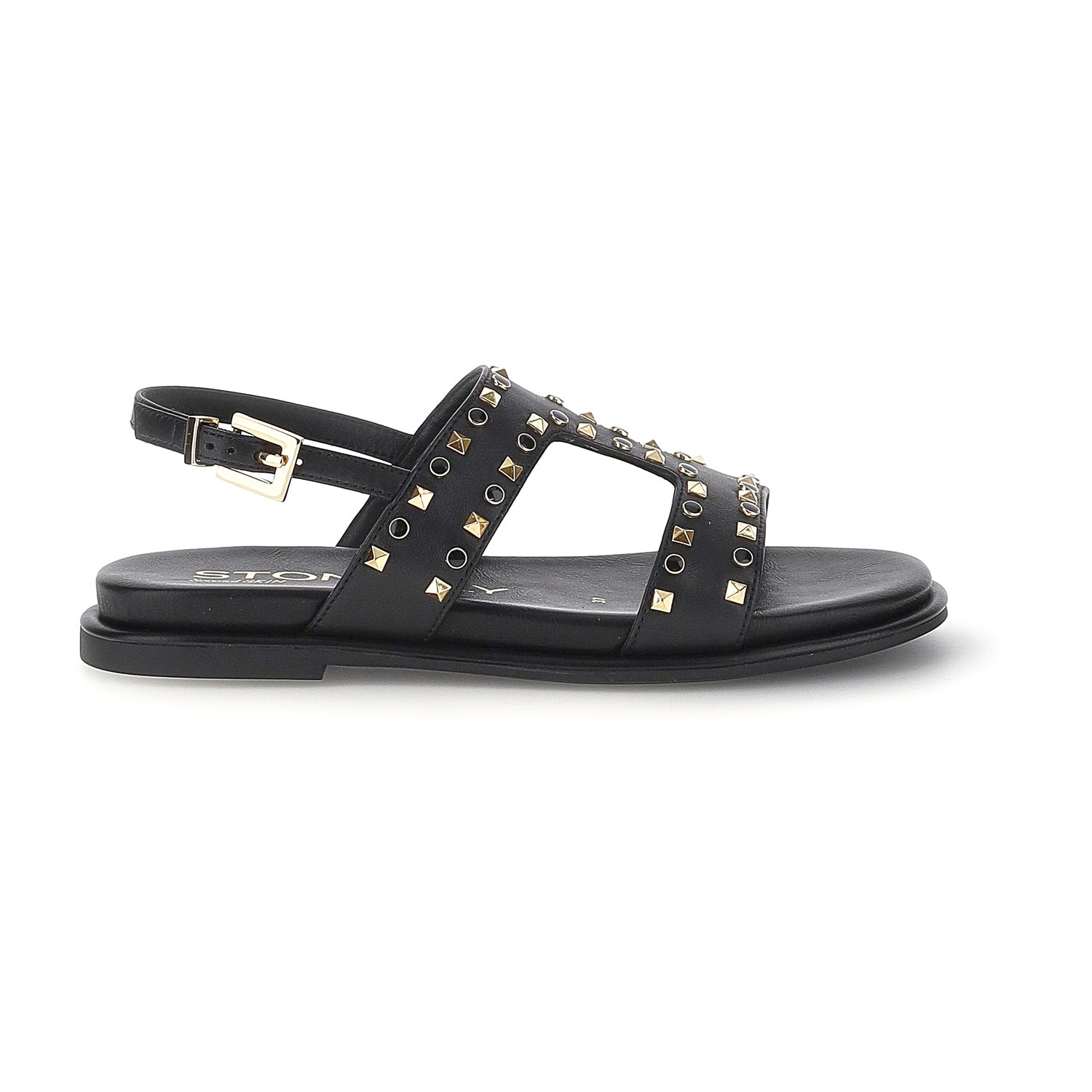 DONNA SANDALI GEMMA 4 NERO 223741 000 01