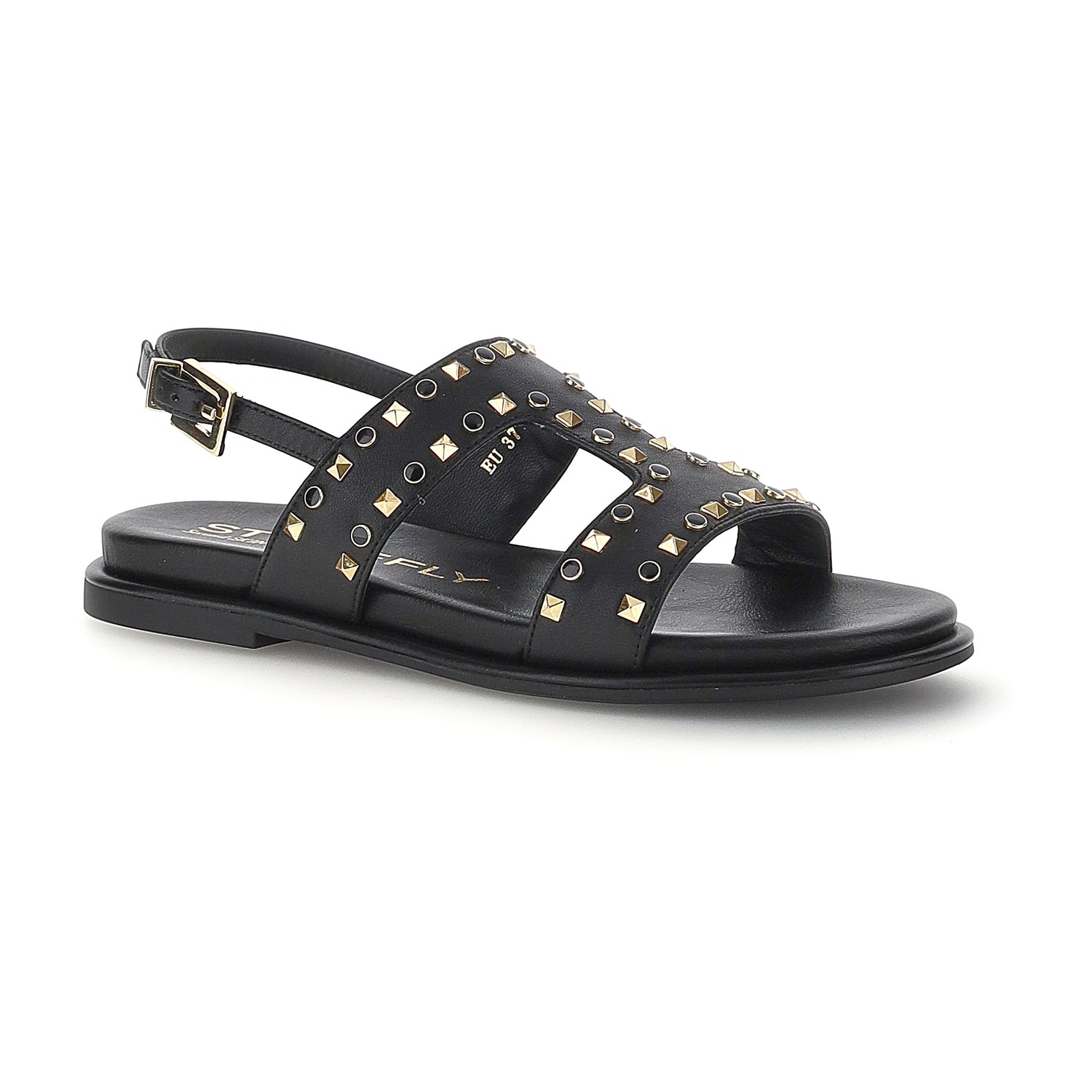 DONNA SANDALI GEMMA 4 NERO 223741 000 02