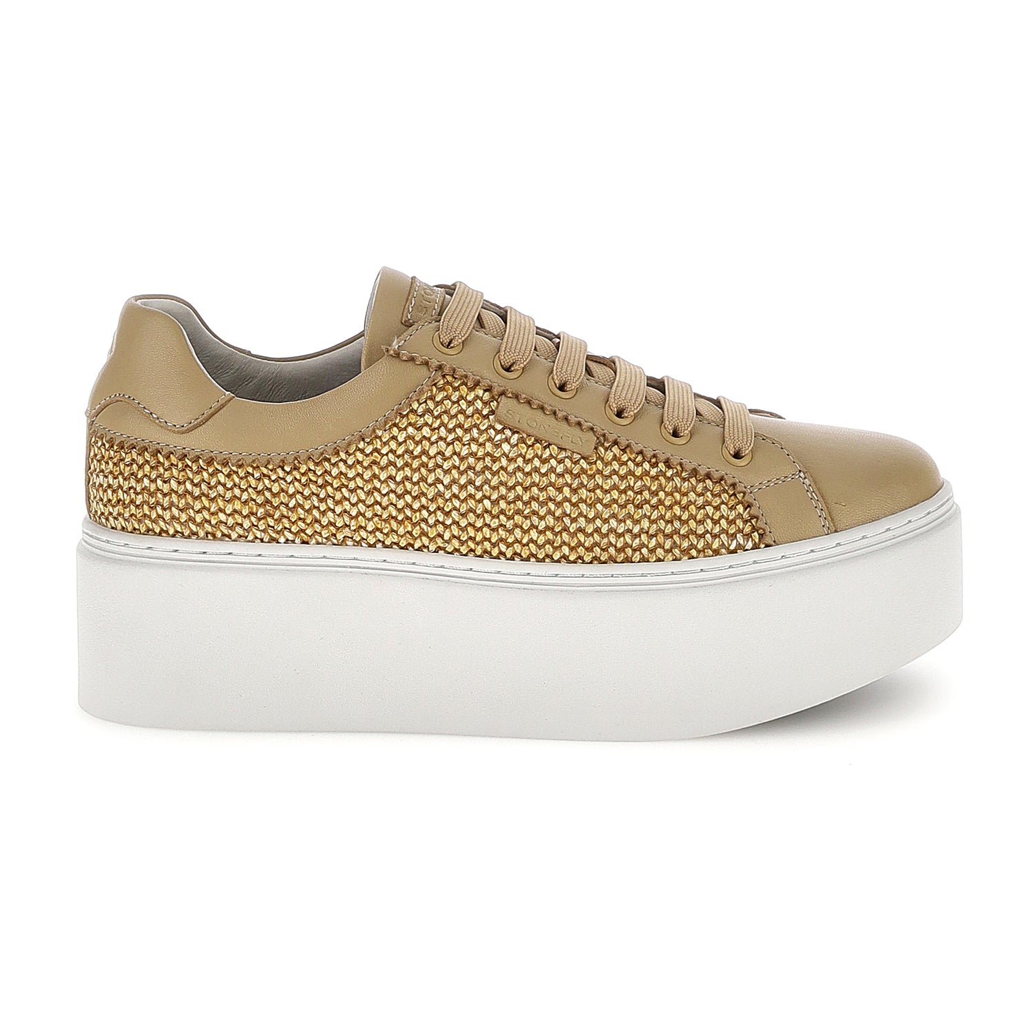 DONNA SCARPE ALLACCIATE SKY 1 BEIGE 223835 EKC 01