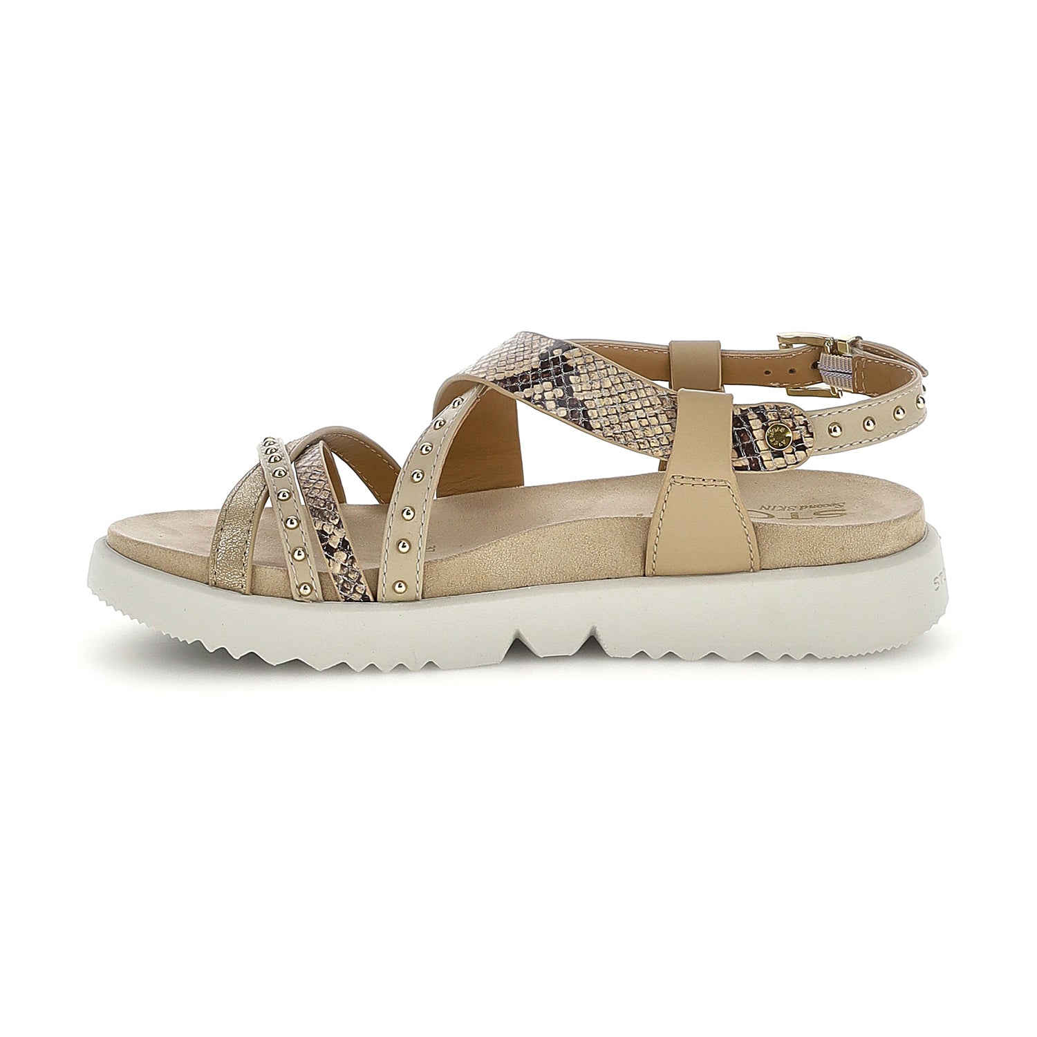 DONNA SANDALI CON ZEPPA RIVA 15 MARRONE 223871 EMH 03