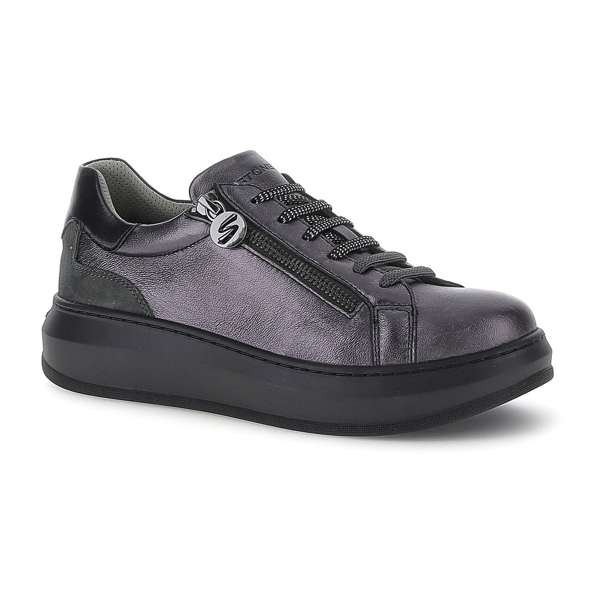 DONNA SCARPE ALLACCIATE CLIO 3 GRIGIO SCURO 224159 EY1 02