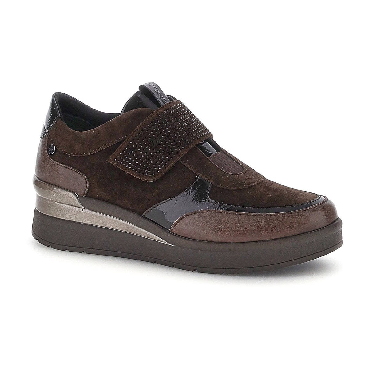 DONNA SCARPE CON STRAPPI CREAM 68 MARRONE SCURO 224211 BL2 02