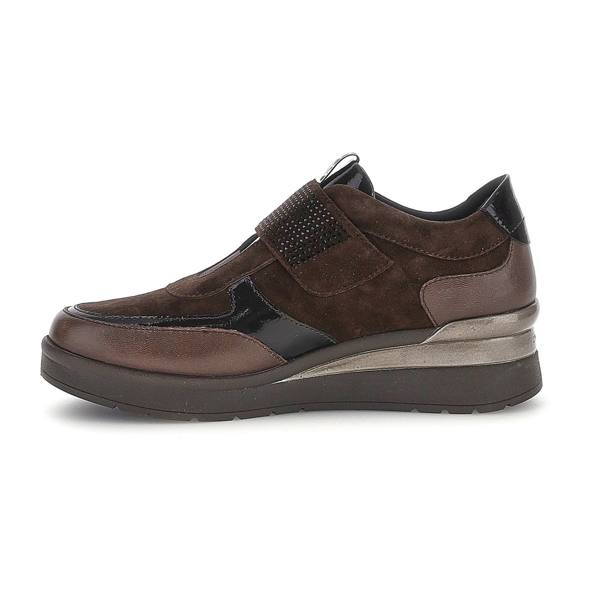 DONNA SCARPE CON STRAPPI CREAM 68 MARRONE SCURO 224211 BL2 03