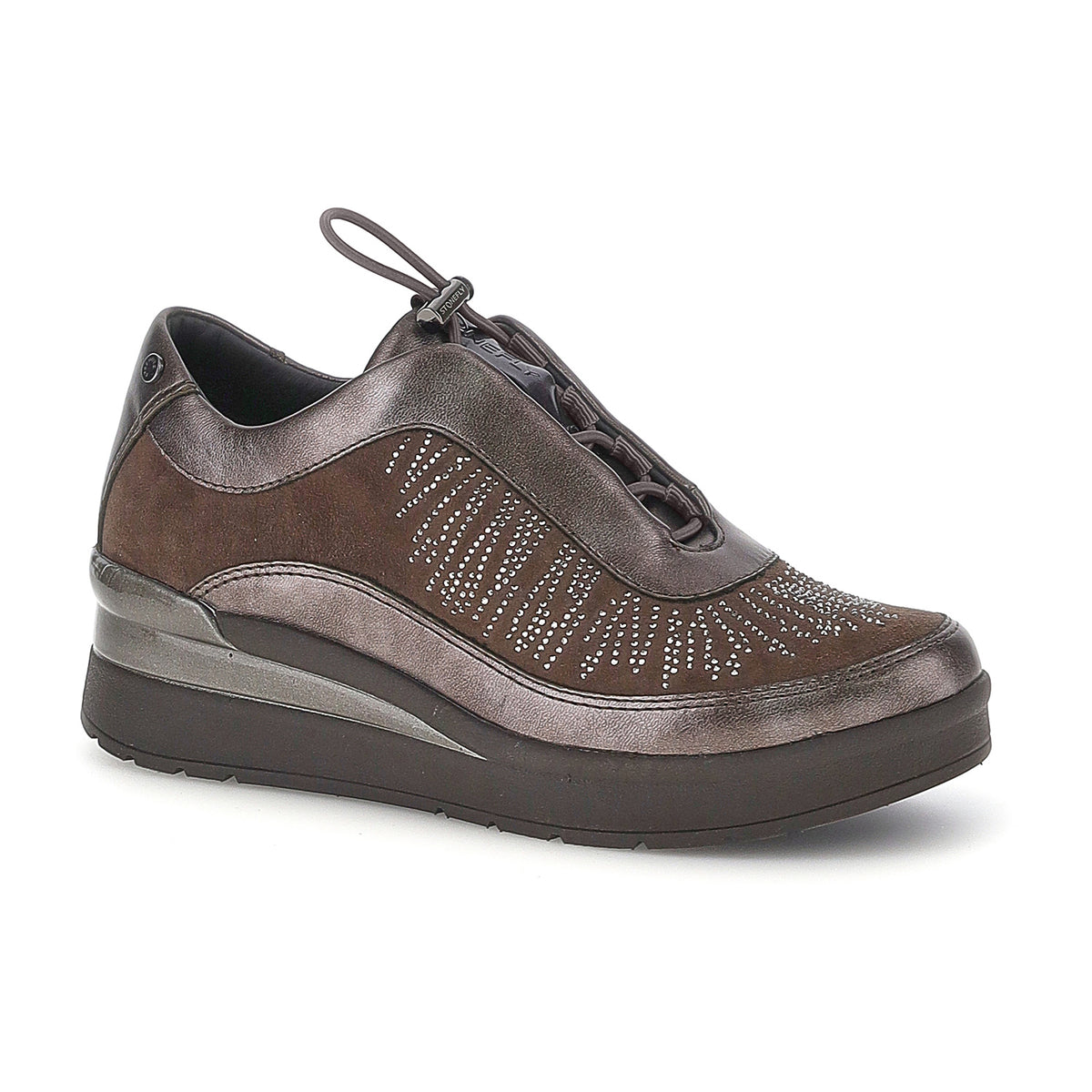 DONNA SCARPE SLIP ON CREAM 70 GRIGIO 224215 EZI 02