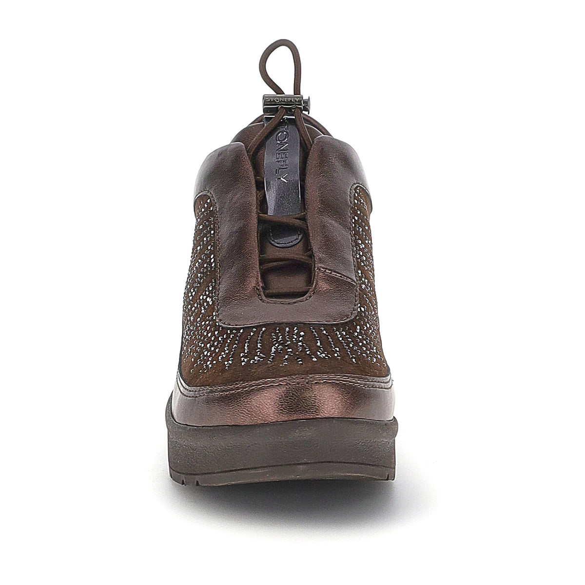 DONNA SCARPE SLIP ON CREAM 70 MARRONE SCURO 224215 F17 04