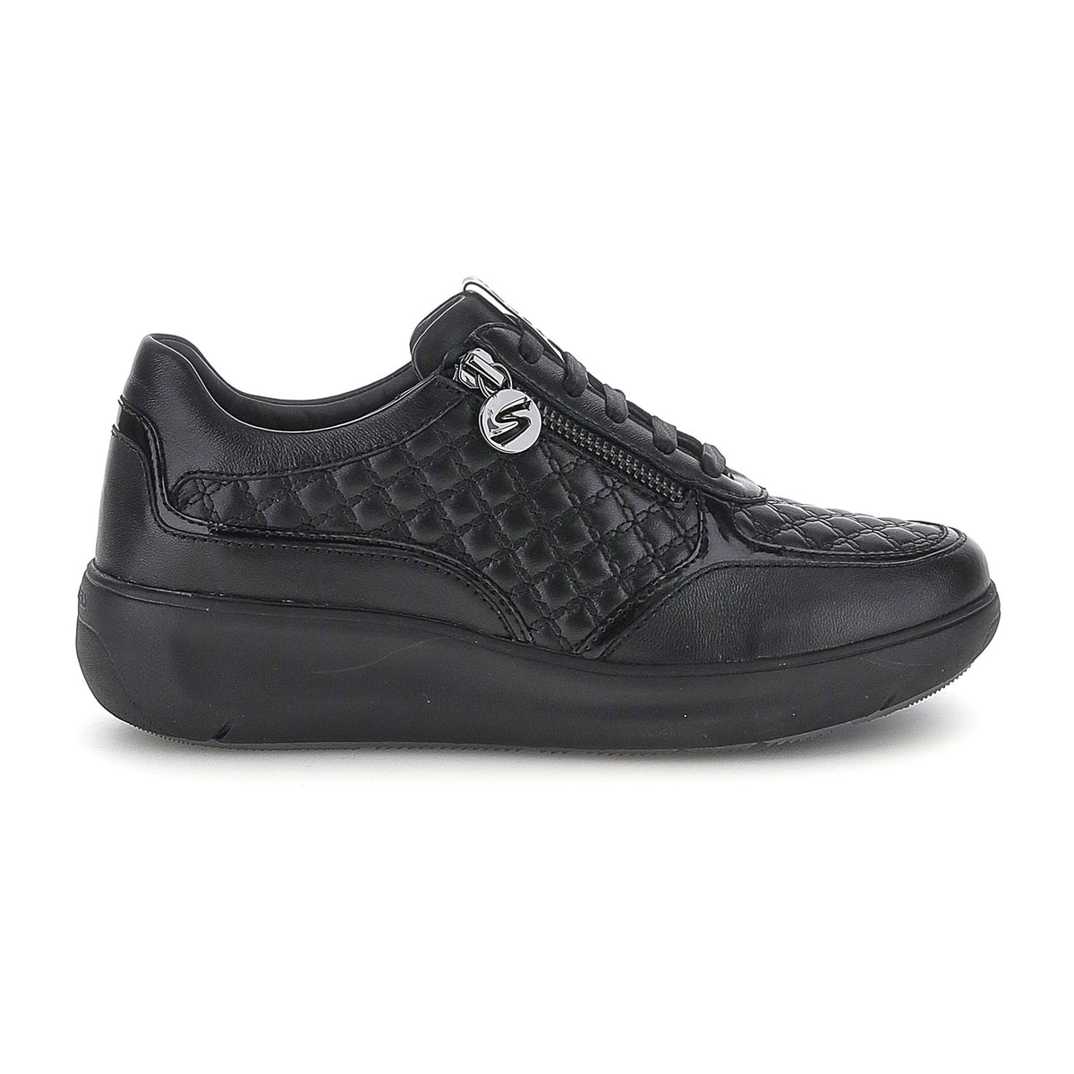 DONNA SCARPE ALLACCIATE ROCK 36 NERO 224263 000 01