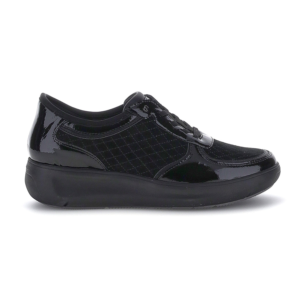 DONNA SCARPE ALLACCIATE ROCK 37 NERO 224268 000 01