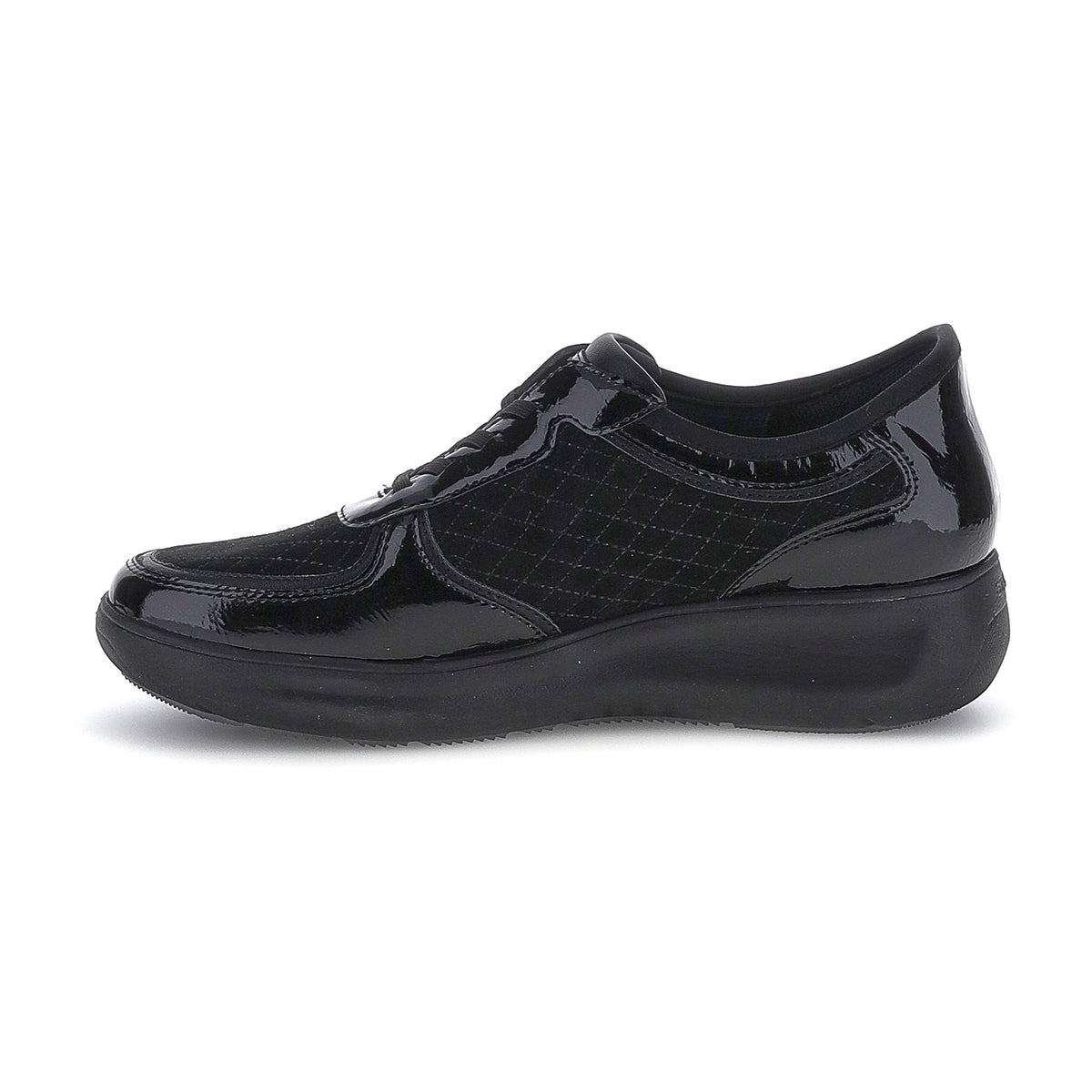 DONNA SCARPE ALLACCIATE ROCK 37 NERO 224268 000 03