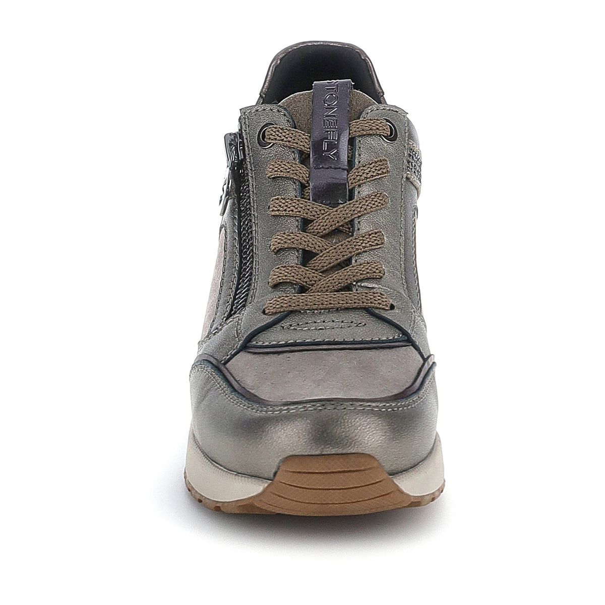 DONNA SCARPE ALLACCIATE MINA 1 GRIGIO CHIARO 224273 DY9 04