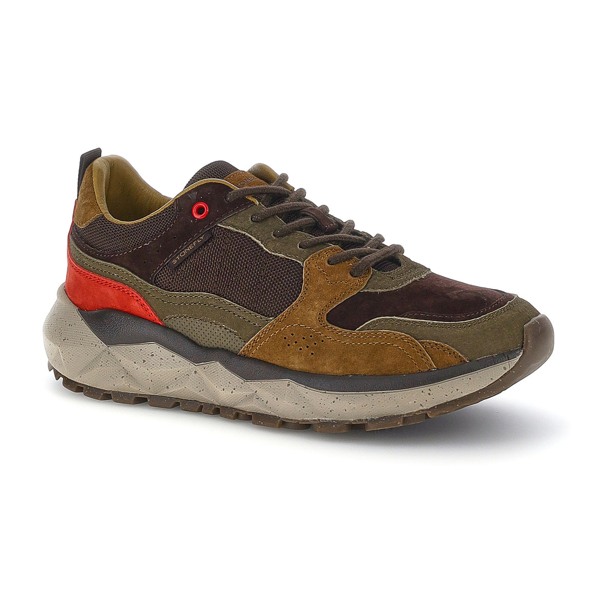 UOMO SCARPE ALLACCIATE FUJI MAN 1 MARRONE 224403 F40 02