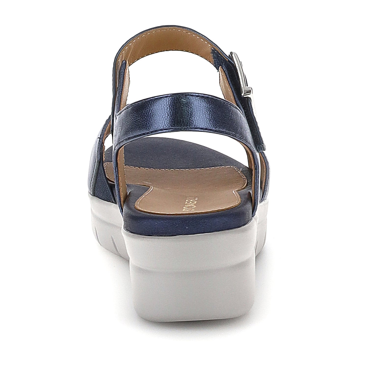 DONNA SANDALI CON ZEPPA AQUA 2 BLU SCURO 108232 ELB 05