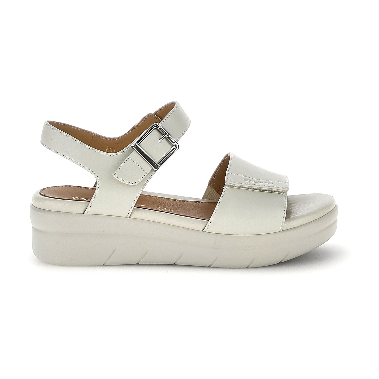 DONNA SANDALI CON ZEPPA AQUA 2 GRIGIO CHIARO 110207 346 01