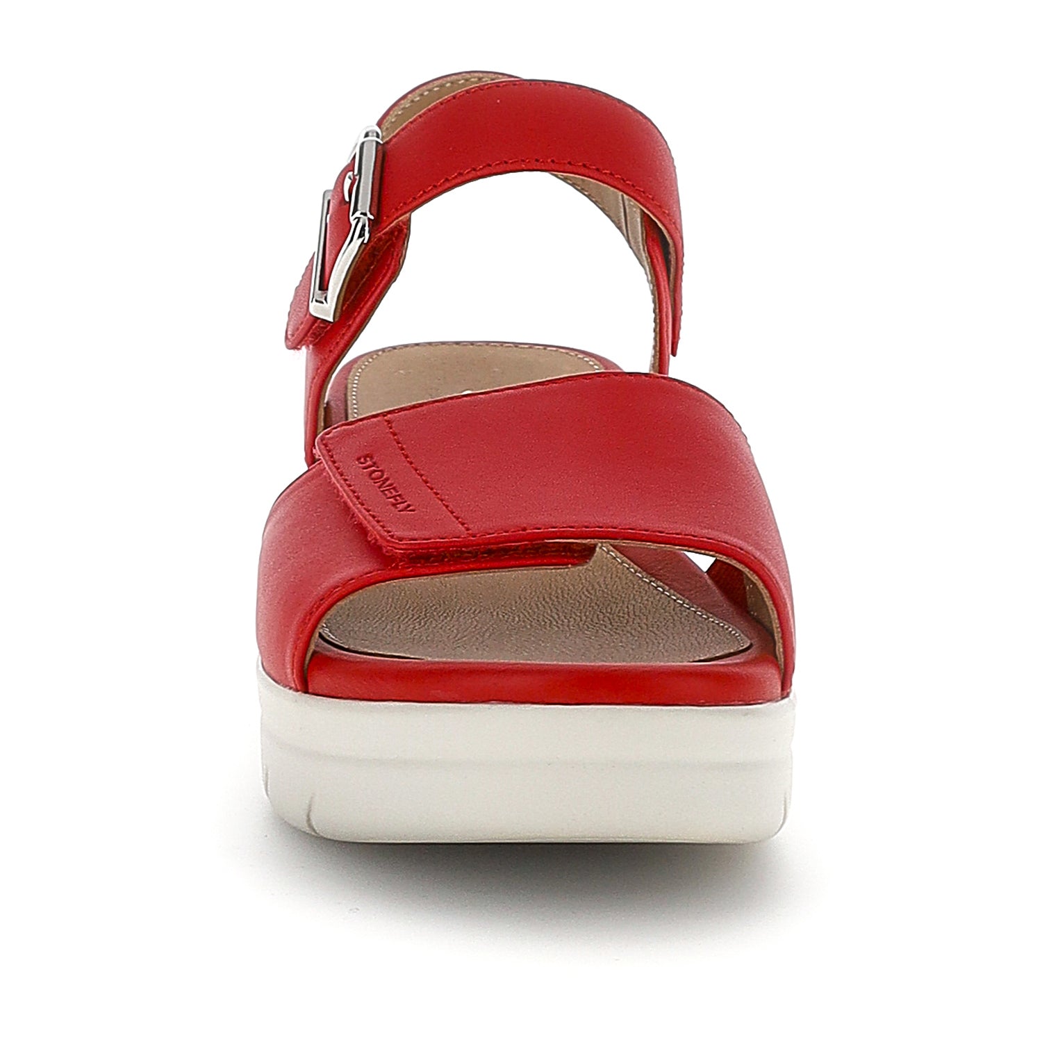 DONNA SANDALI CON ZEPPA AQUA 2 ROSSO 110207 EF5 04