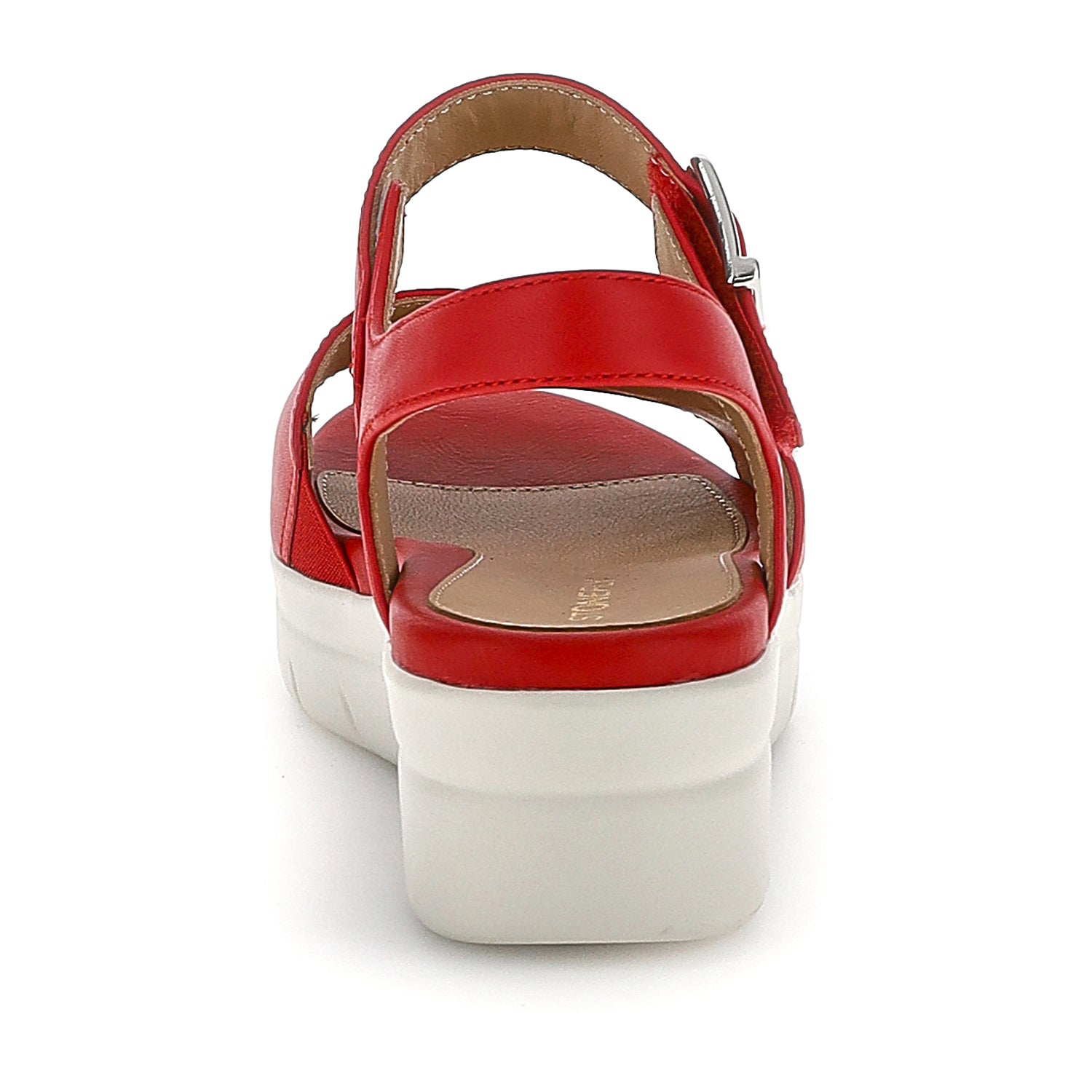 DONNA SANDALI CON ZEPPA AQUA 2 ROSSO 110207 EF5 05