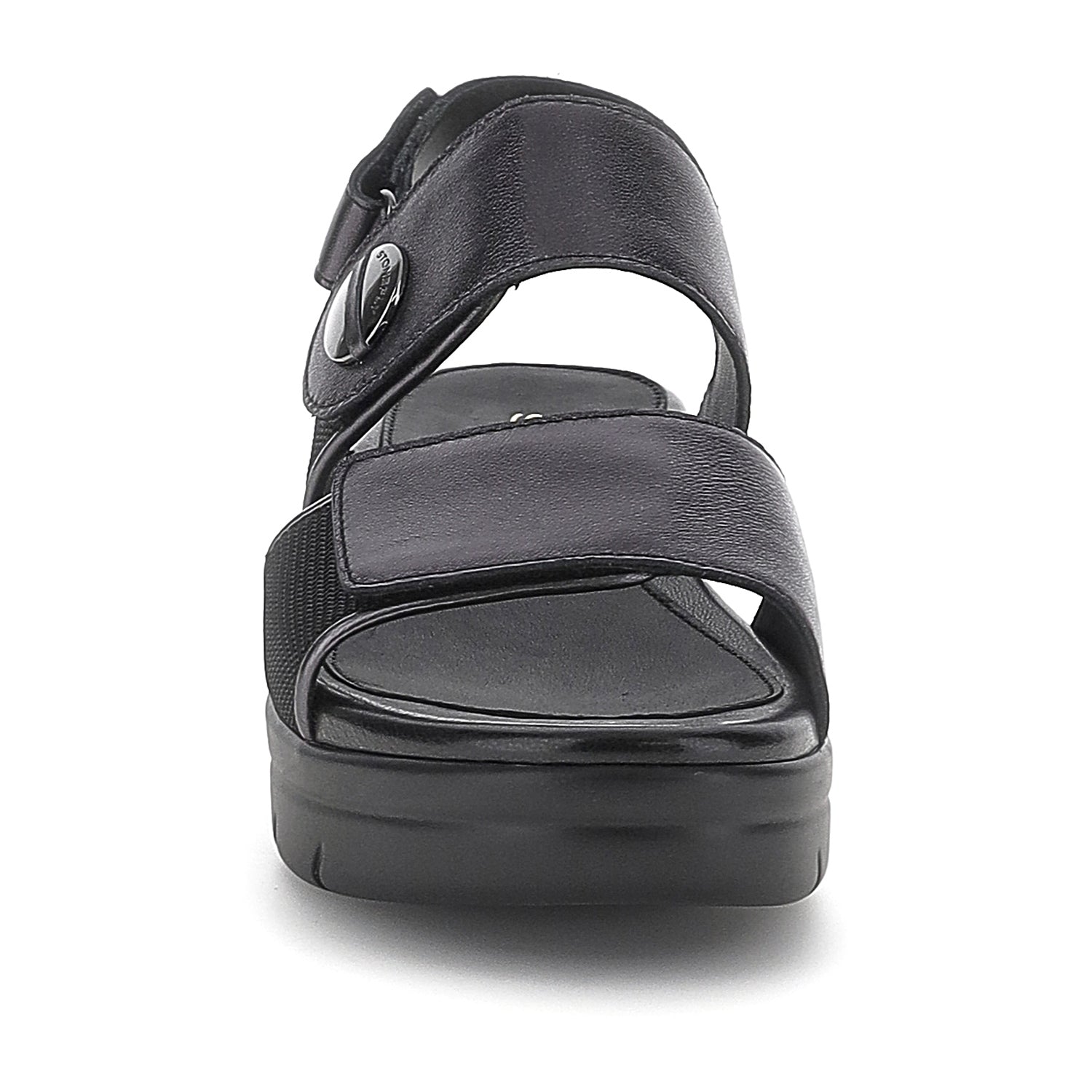 DONNA SANDALI CON ZEPPA AQUA 12 GRIGIO SCURO 217547 8FP 04