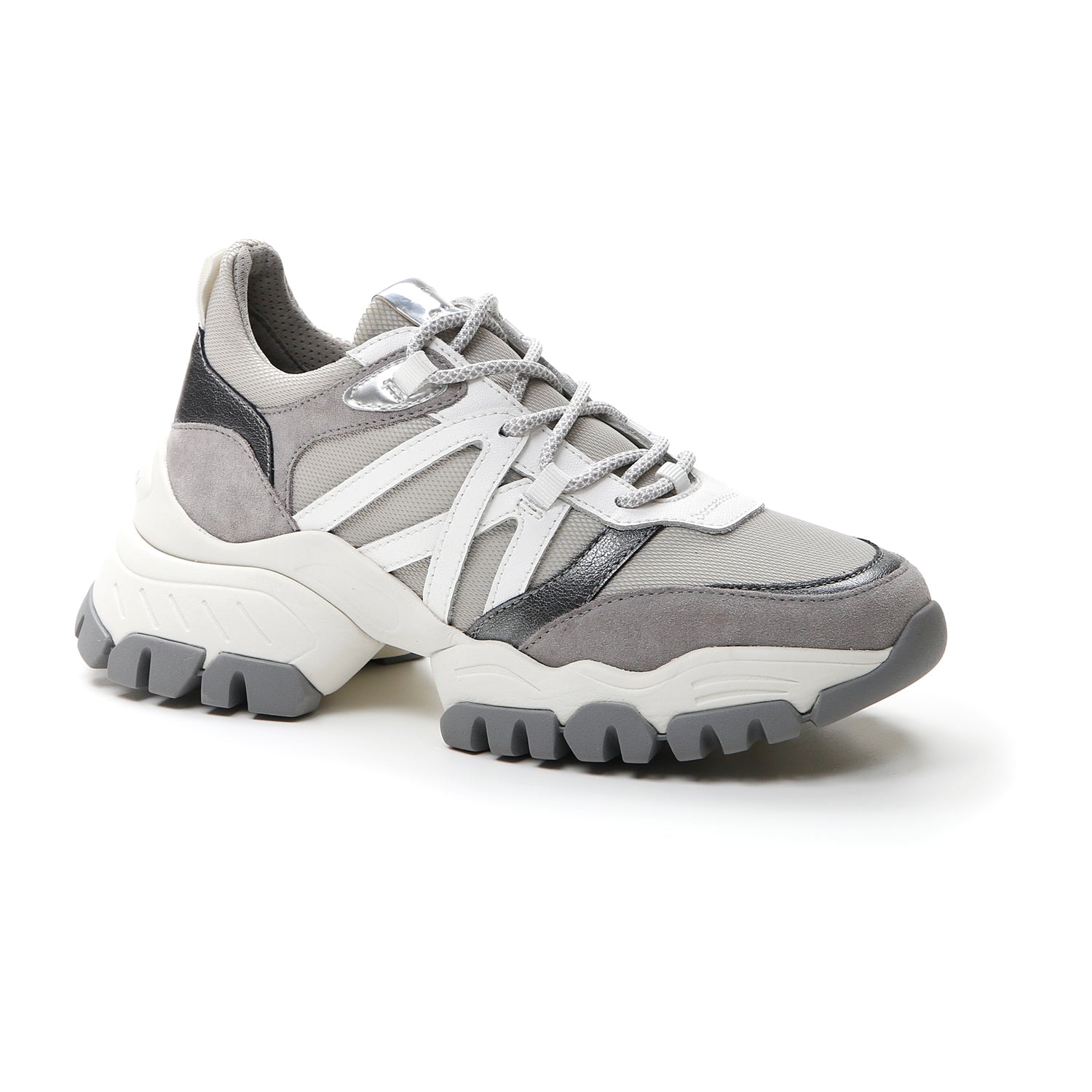 DONNA SCARPE ALLACCIATE TWIGGY 1 GRIGIO 218668 Q17 02