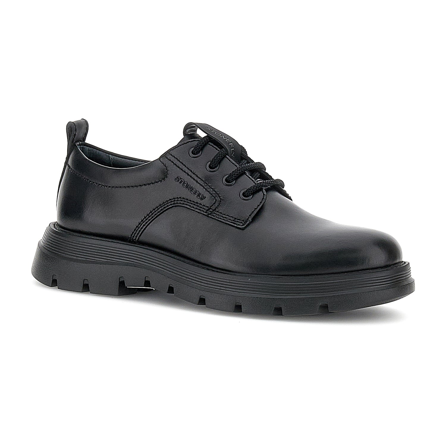 UOMO SCARPE DERBY ATHENA 3 NERO 219815 000 02