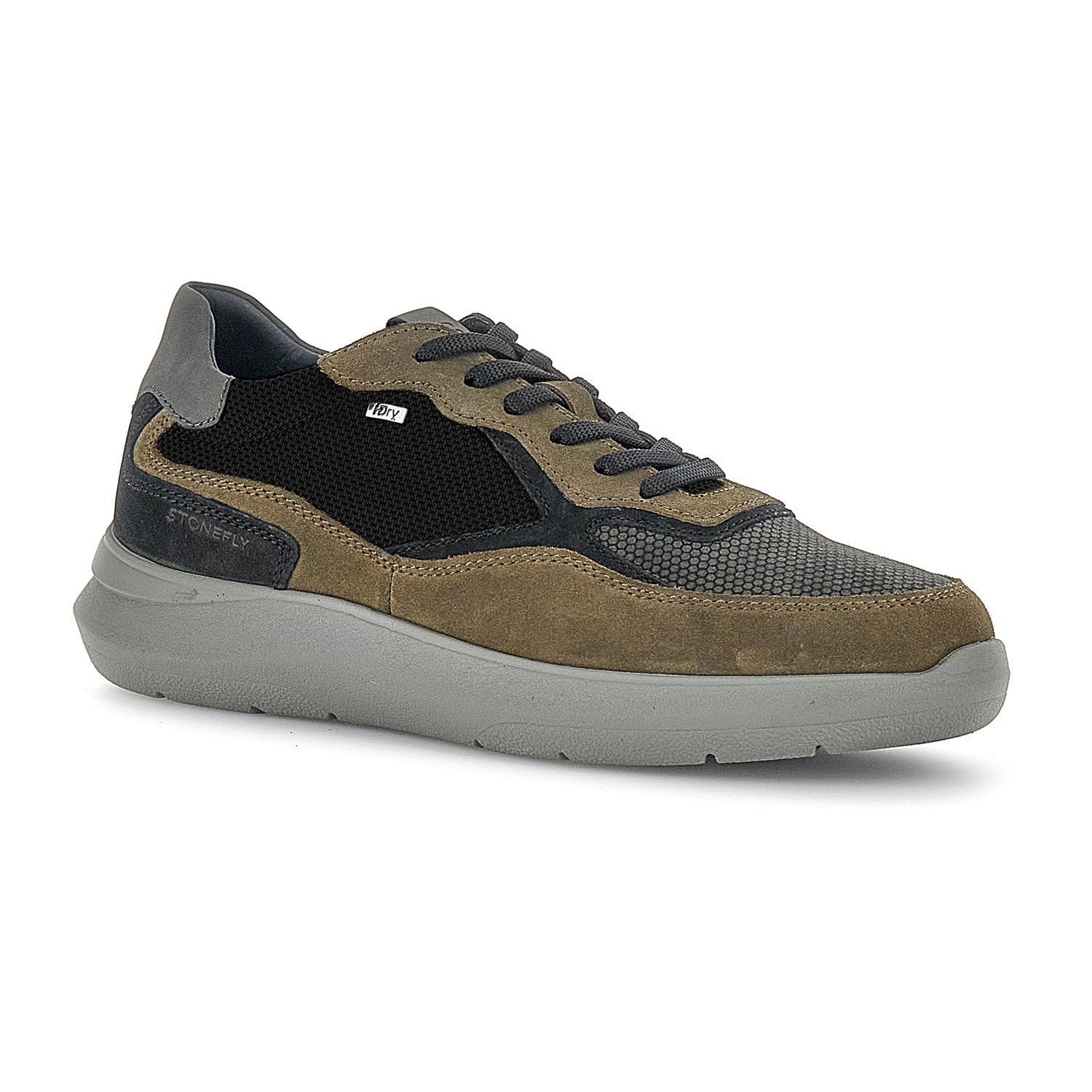 UOMO SCARPE ALLACCIATE SEVEN SEASON HDRY 1 VERDE SCURO 220028 ASH 02