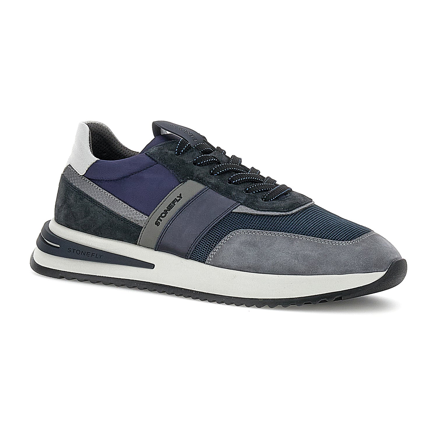 UOMO SCARPE ALLACCIATE FLY 1 GRIGIO CHIARO 220299 BDT 02