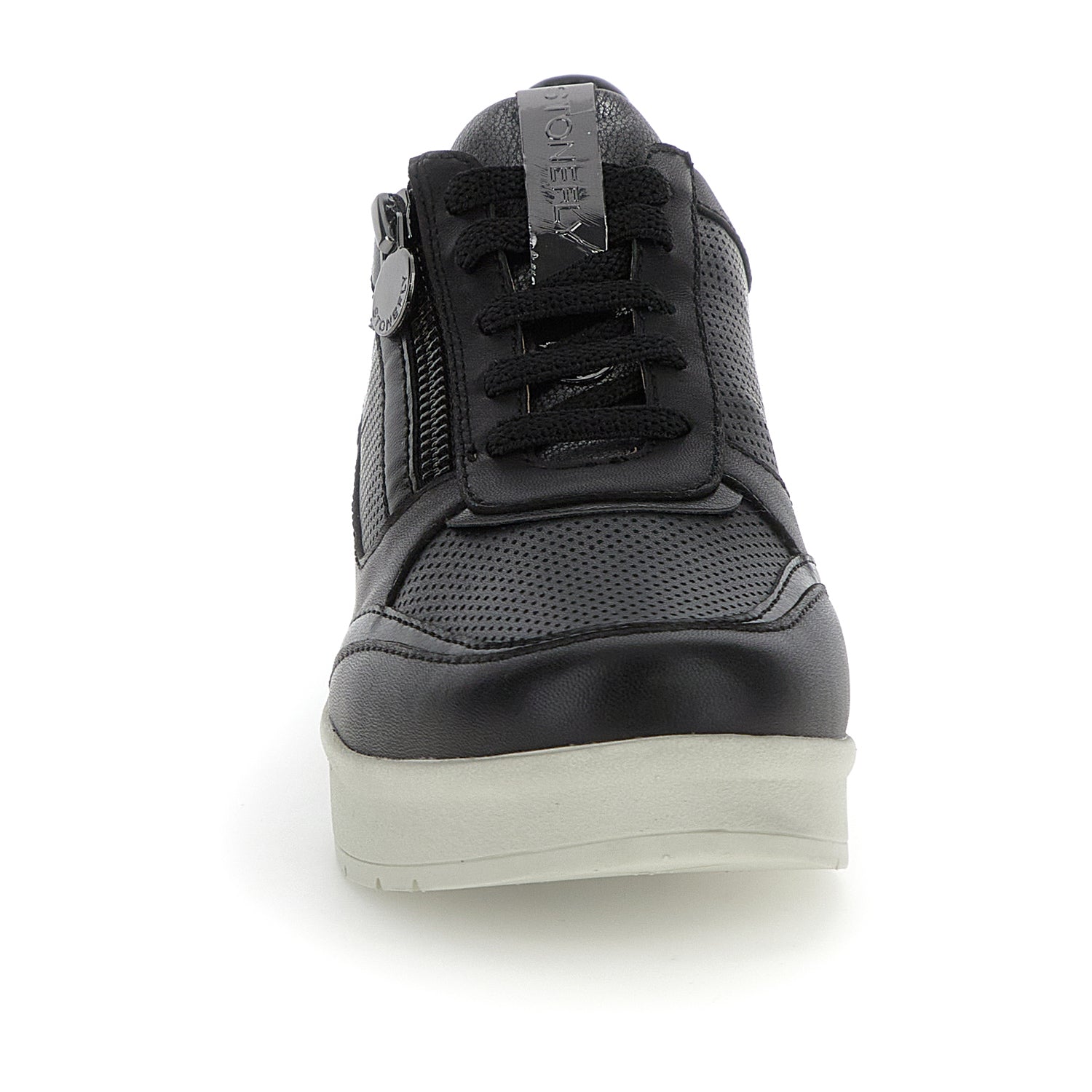DONNA SCARPE CON CERNIERA CREAM 52 NERO 220739 000 04