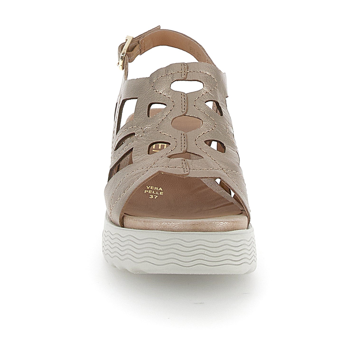 DONNA SANDALI CON ZEPPA PARKY 25 ORO 220898 I89 04
