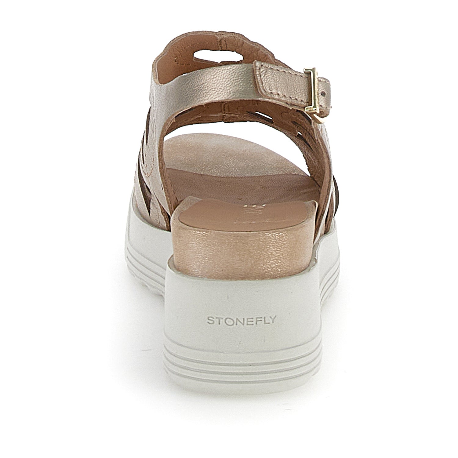 DONNA SANDALI CON ZEPPA PARKY 25 ORO 220898 I89 05