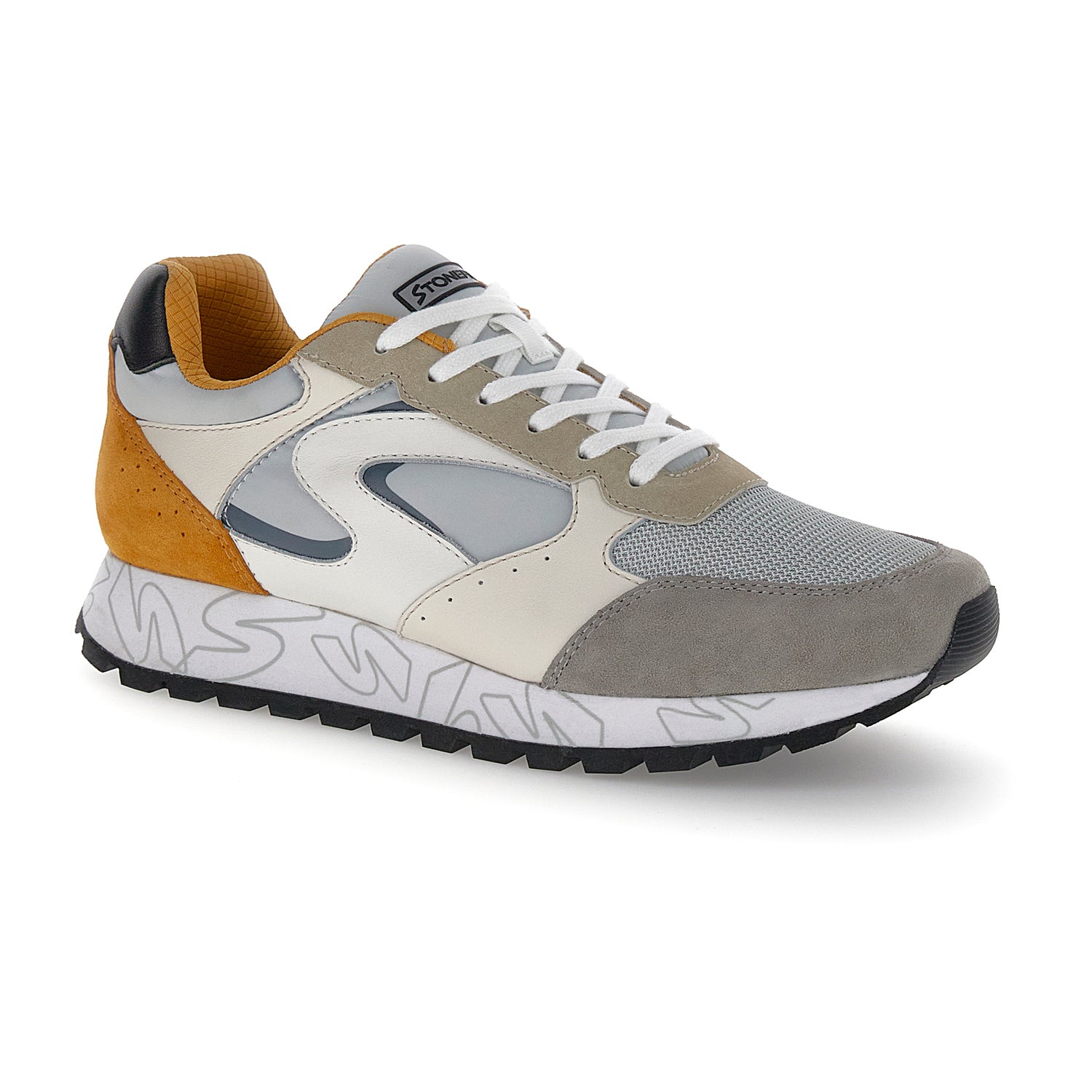 UOMO SCARPE ALLACCIATE YS 1100 GRIGIO CHIARO 221337 CIH 02