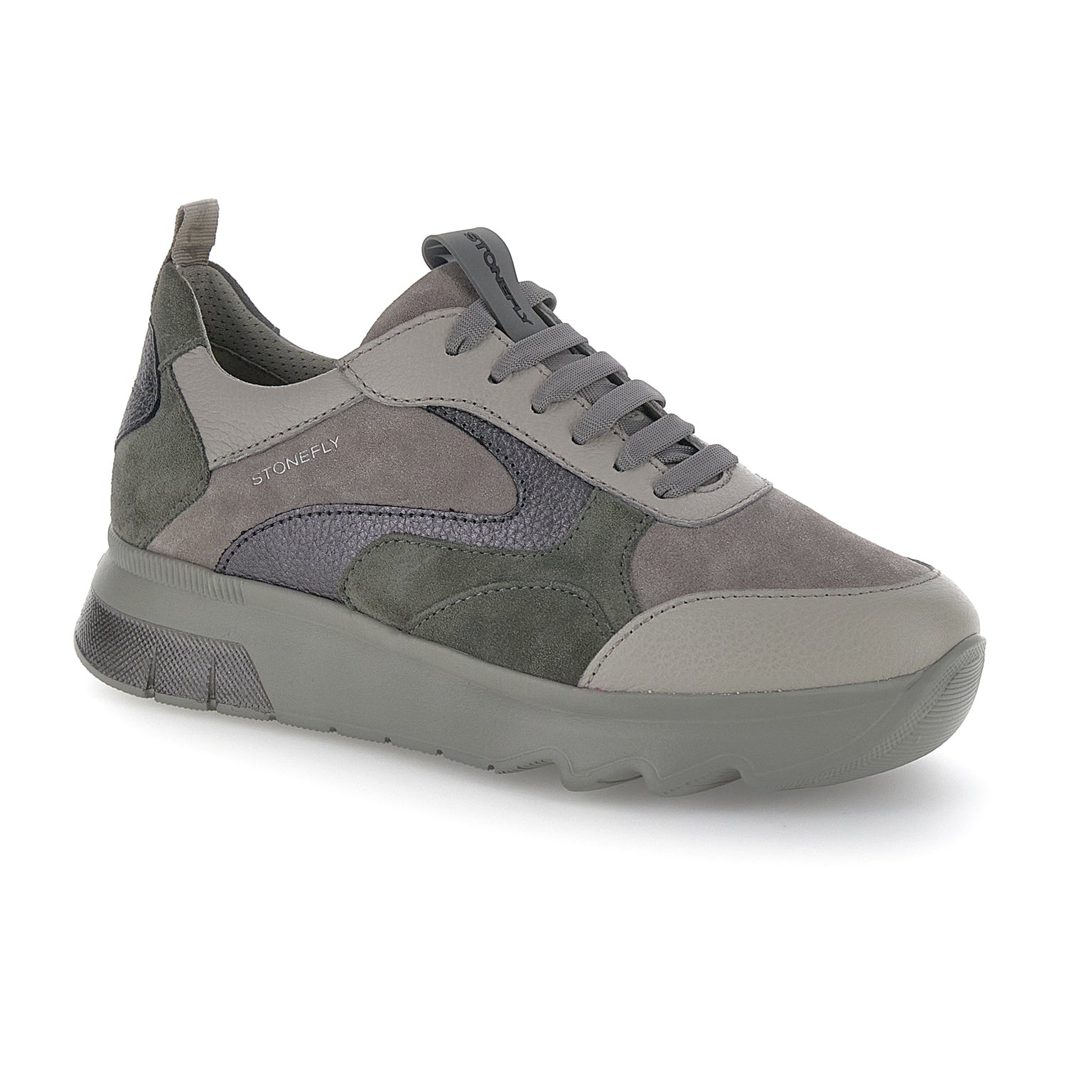 DONNA SCARPE ALLACCIATE SPOCK 43 GRIGIO SCURO 221711 CPQ 02