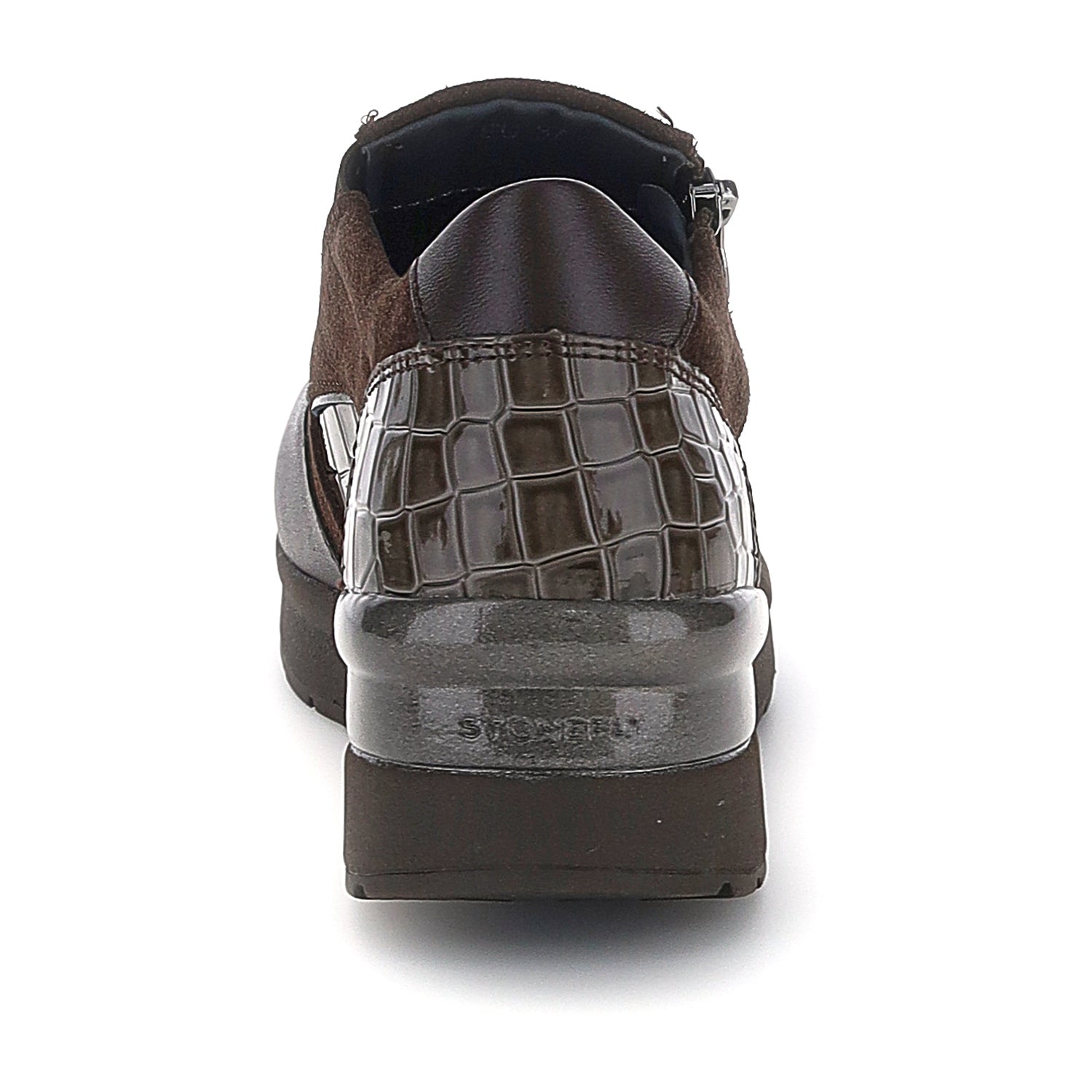 DONNA SCARPE SLIP ON CREAM 57 MARRONE SCURO 221732 M94 05