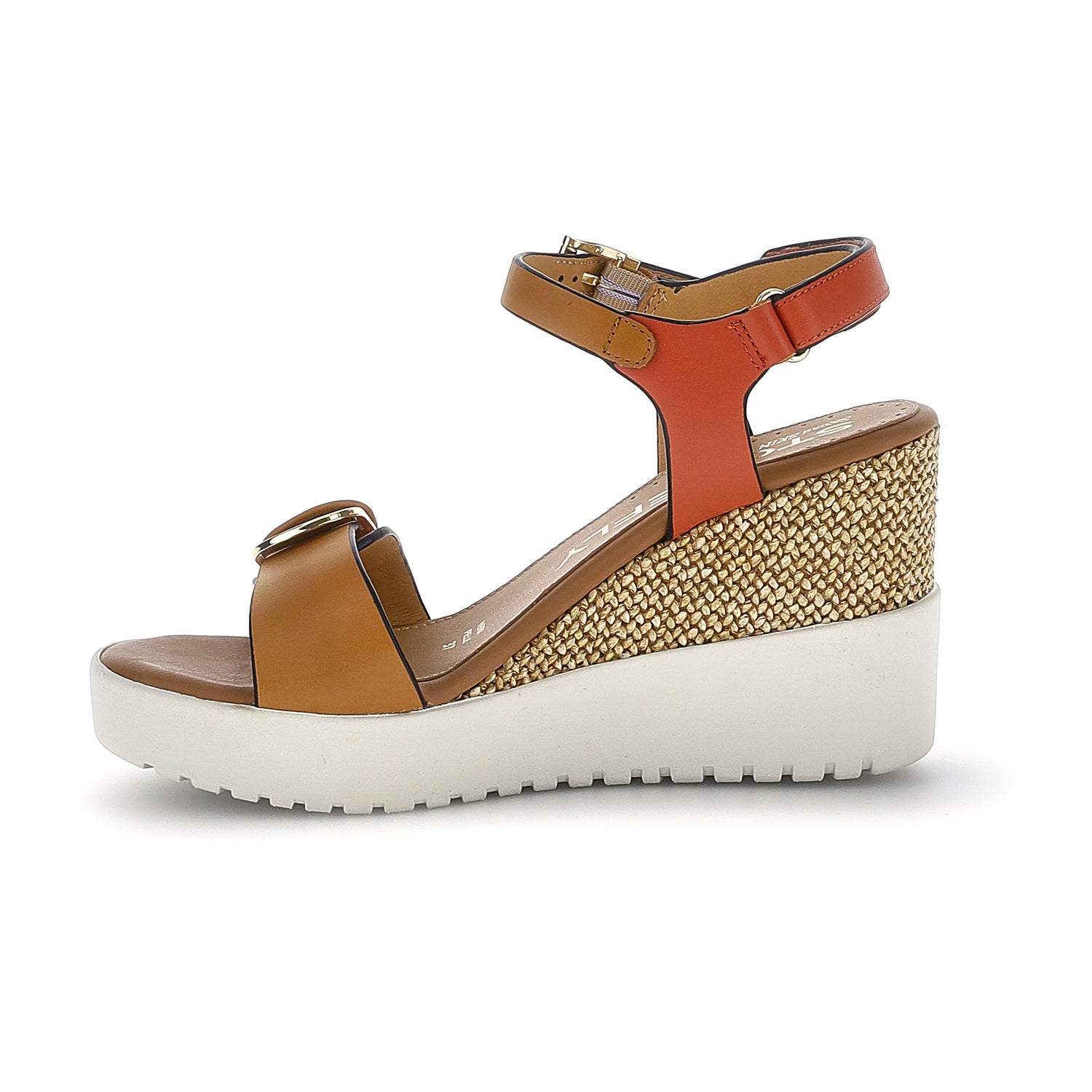 DONNA SANDALI CON ZEPPA ELY 21 MARRONE 222301 EDM 03