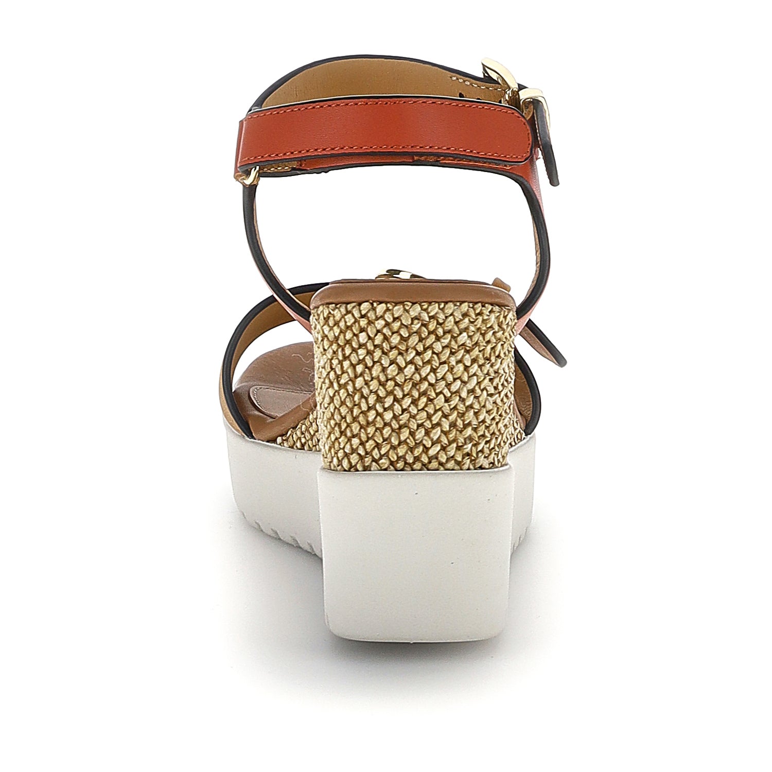 DONNA SANDALI CON ZEPPA ELY 21 MARRONE 222301 EDM 05