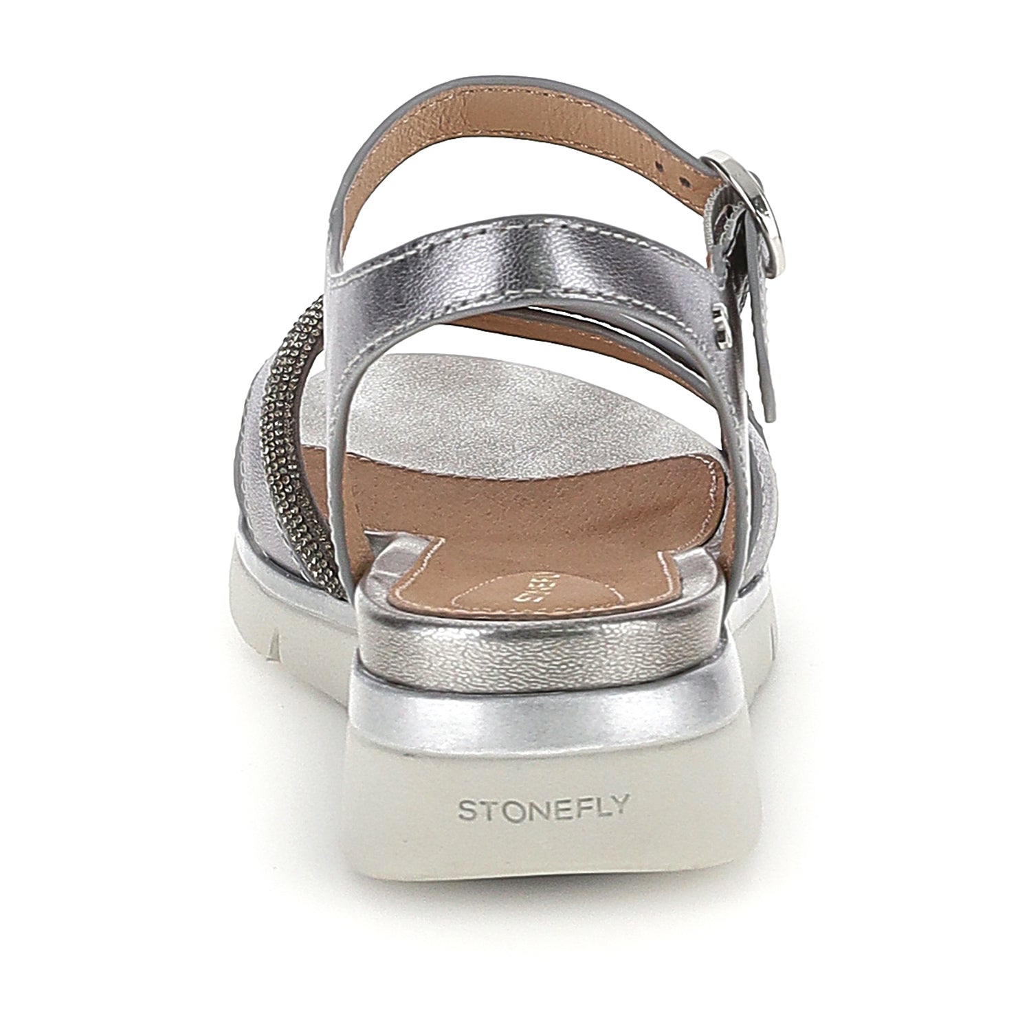 DONNA SANDALI ELODY 25 ARGENTO 222364 1BP 05