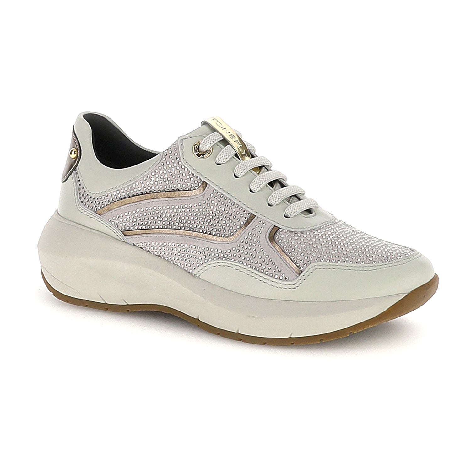 DONNA SCARPE ALLACCIATE TWINS 7 GRIGIO CHIARO 222969 346 02