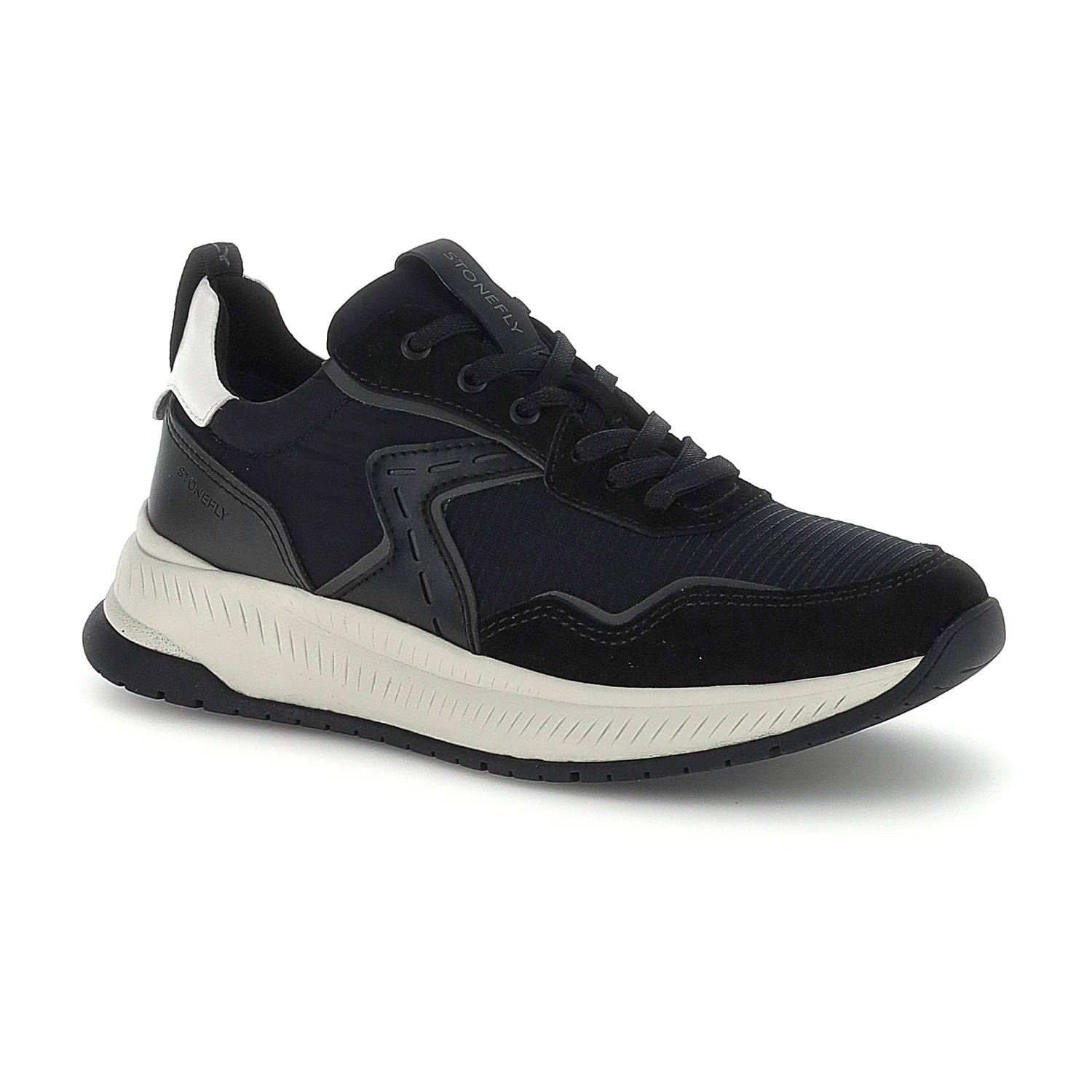 UOMO SCARPE ALLACCIATE ROVER 8 NERO 222982 000 02