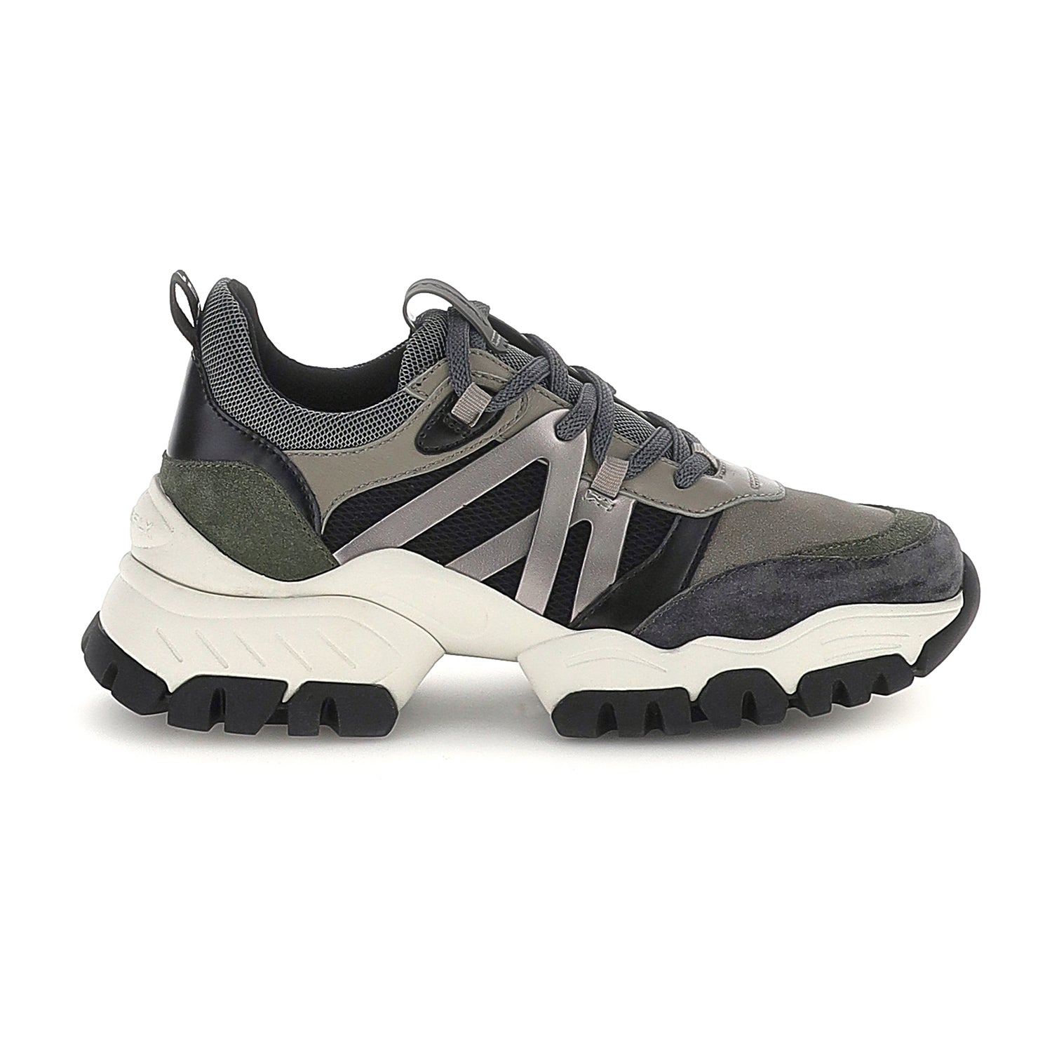 DONNA SCARPE ALLACCIATE TWIGGY 1 GRIGIO CHIARO 223041 DRD 01