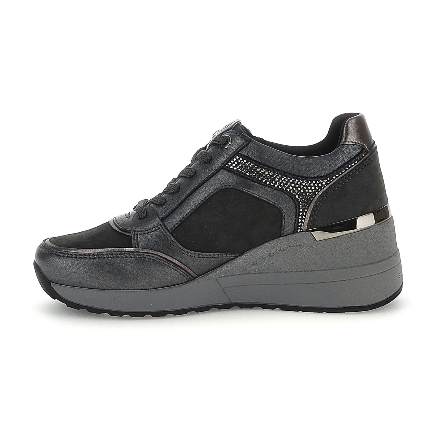 DONNA SCARPE ALLACCIATE MINA 1 GRIGIO SCURO 223104 DJ3 03