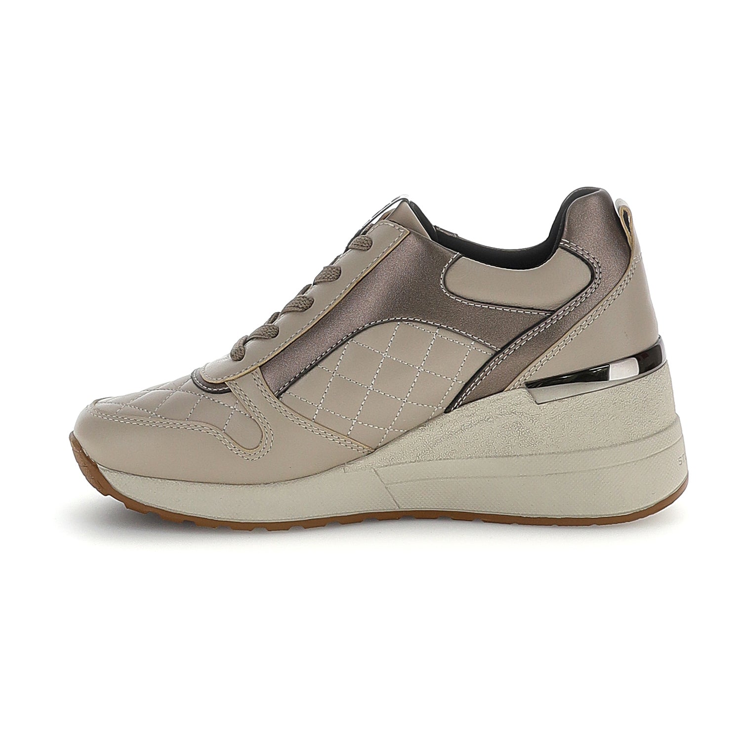 DONNA SCARPE ALLACCIATE MINA 3 GRIGIO CHIARO 223107 DSR 03