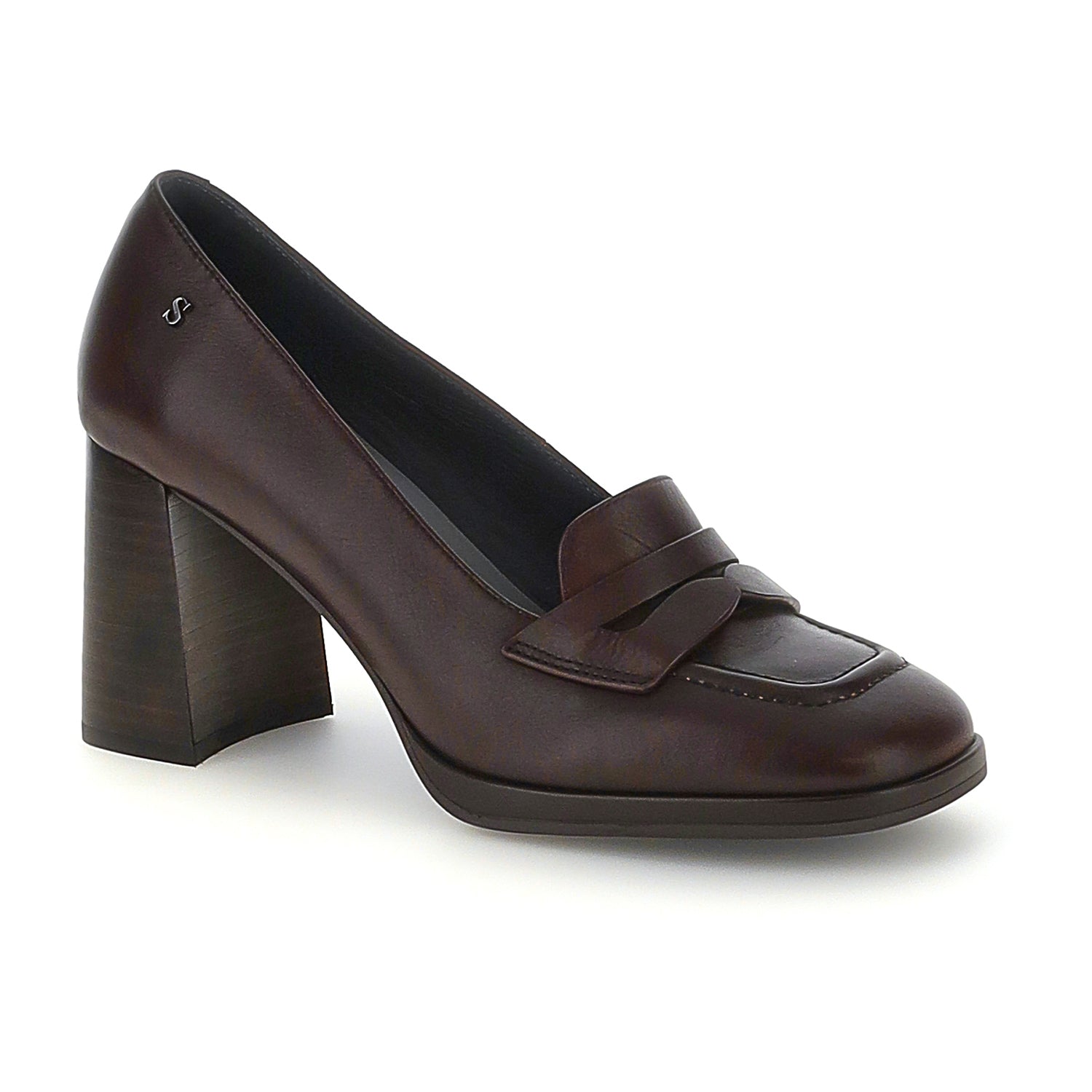 DONNA SCARPE CON TACCO BLANCA 3 MARRONE SCURO 223130 05Y 02