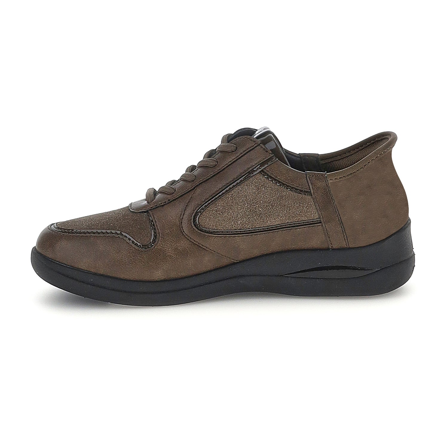 DONNA SCARPE ALLACCIATE AURORA 28 MARRONE SCURO 223224 DWJ 03