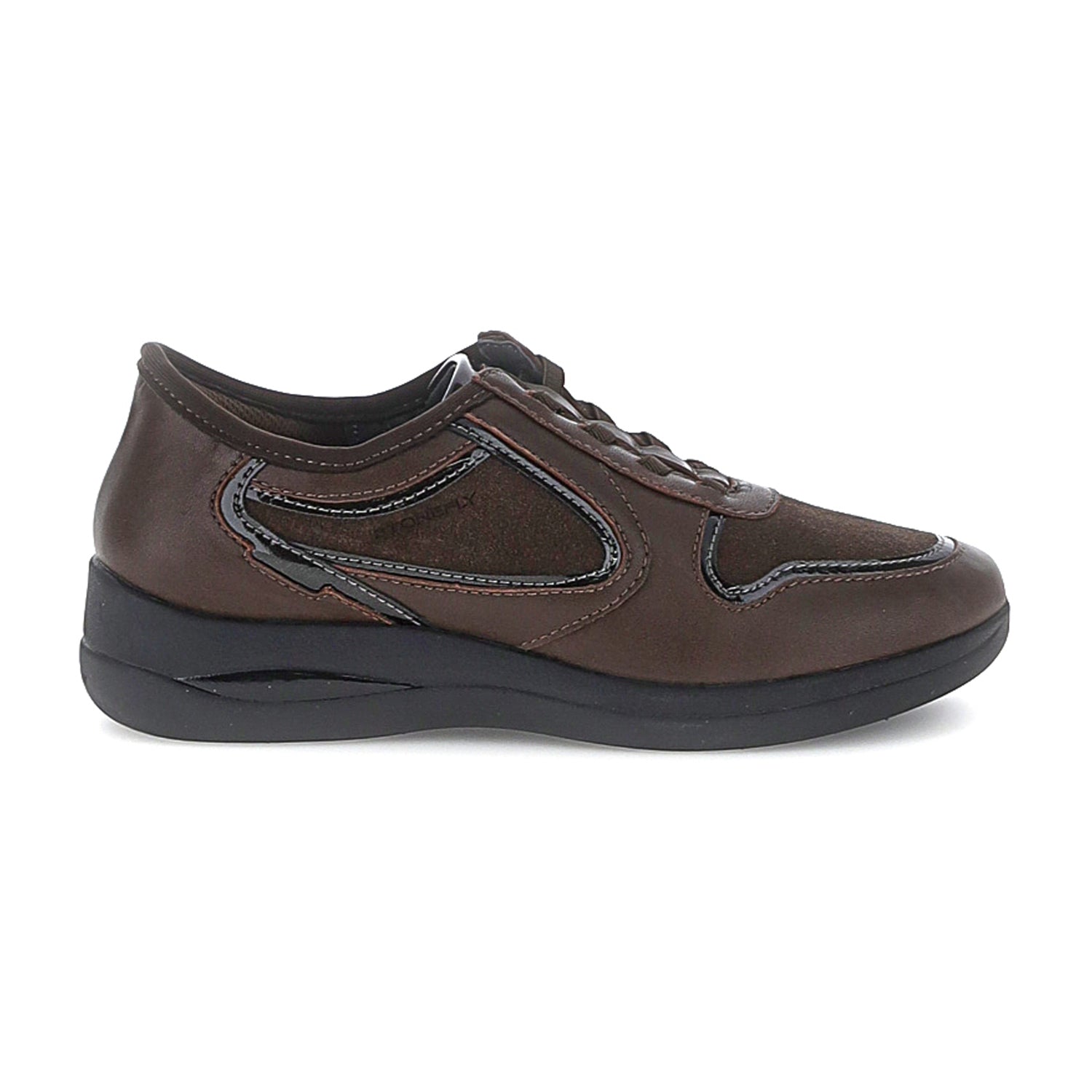 DONNA SCARPE ALLACCIATE AURORA 28 MARRONE SCURO 223225 DWK 01