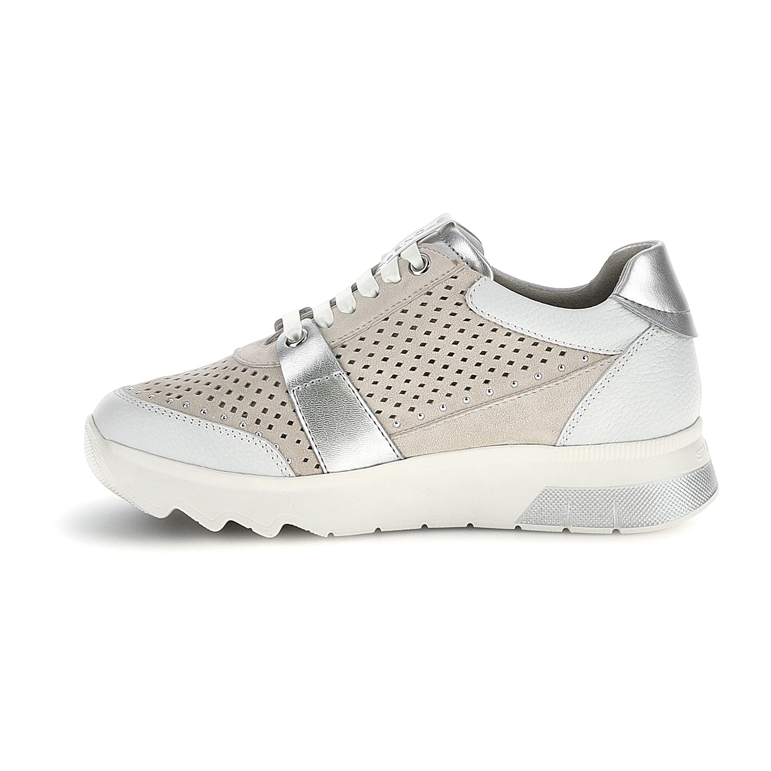 DONNA SCARPE CON CERNIERA SPOCK 47 GRIGIO CHIARO 223579 1W4 03