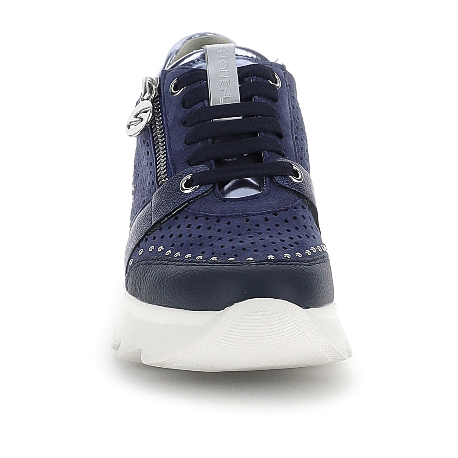 DONNA SCARPE CON CERNIERA SPOCK 47 BLU SCURO 223579 EC0 04