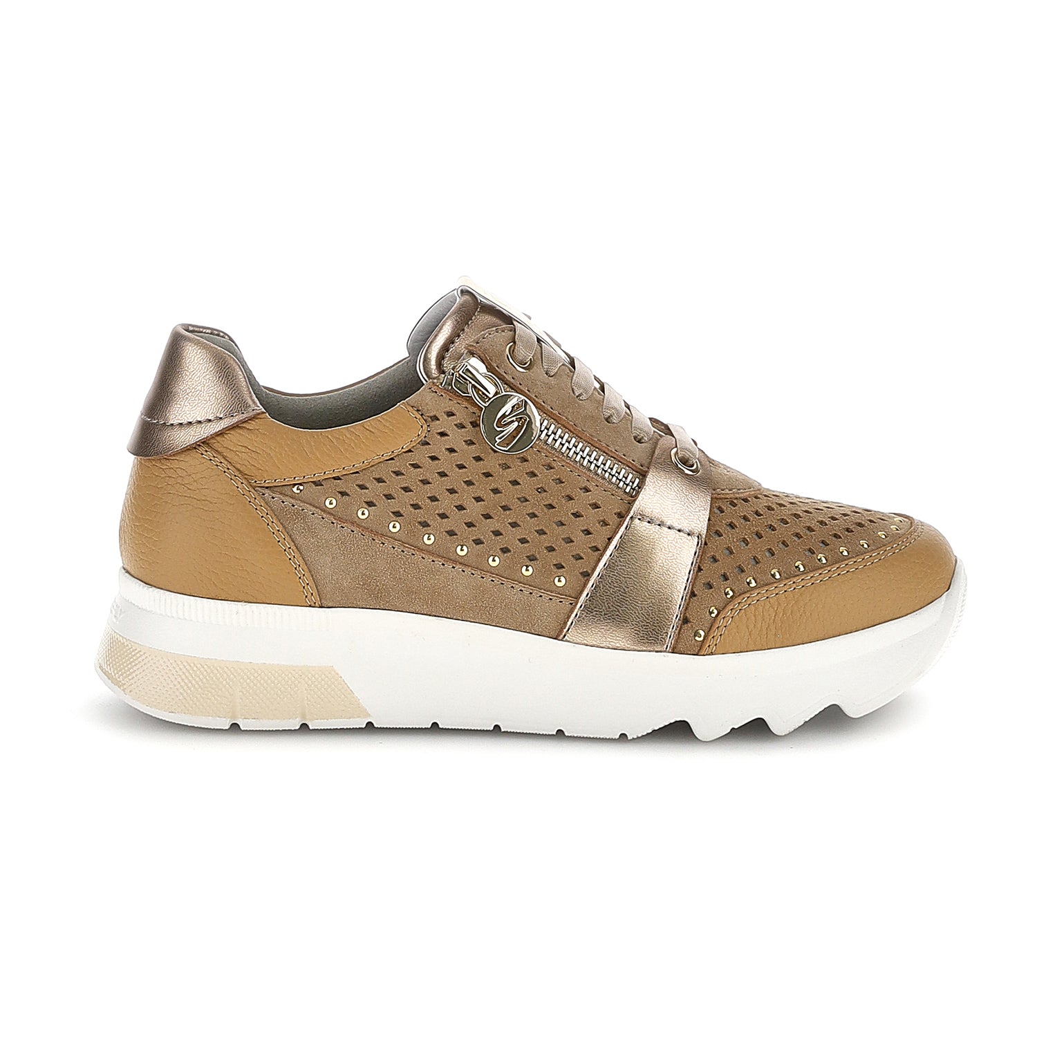 DONNA SCARPE CON CERNIERA SPOCK 47 BEIGE 223579 EC1 01